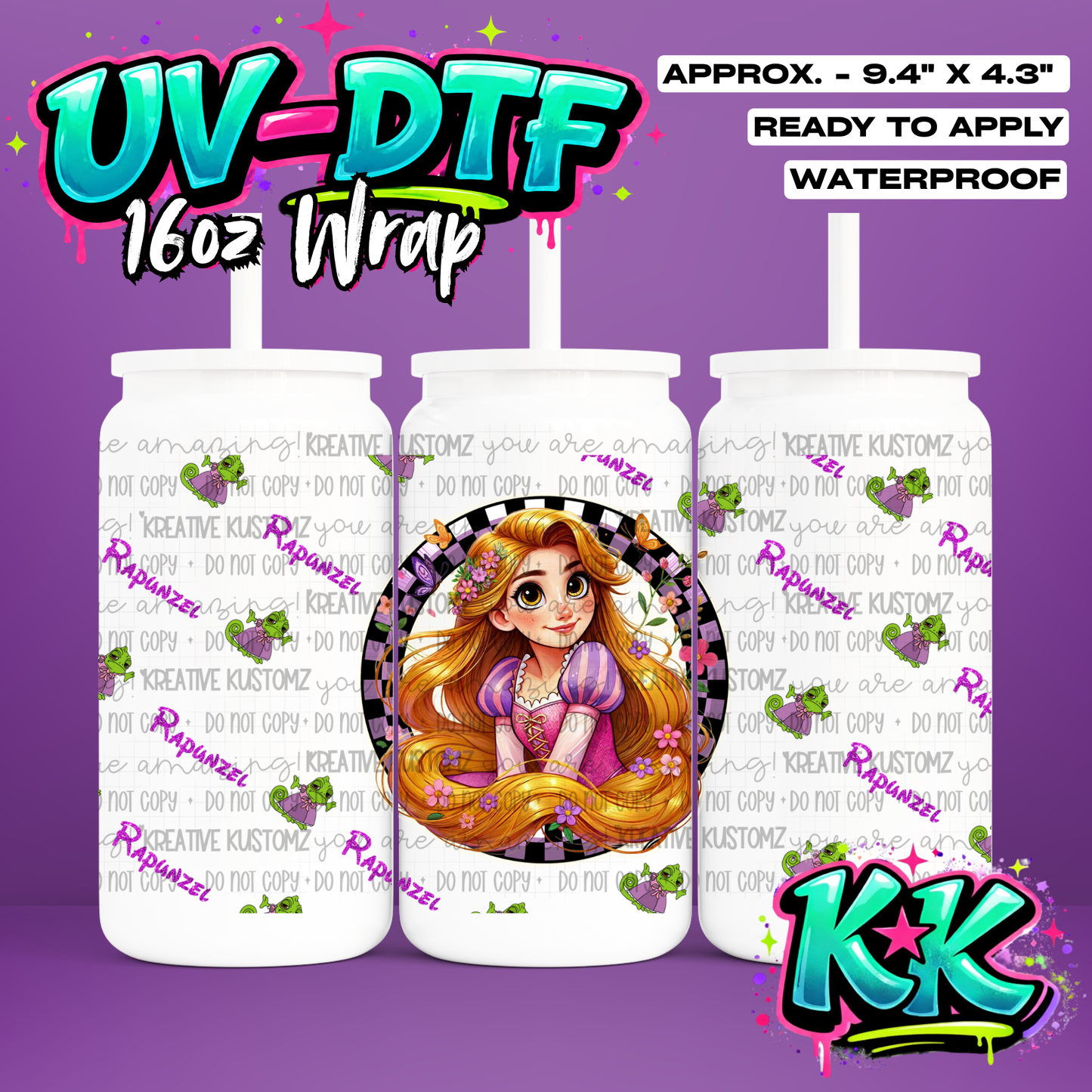 0372 | UV DTF Cup Wrap for 16oz Libbey Glass