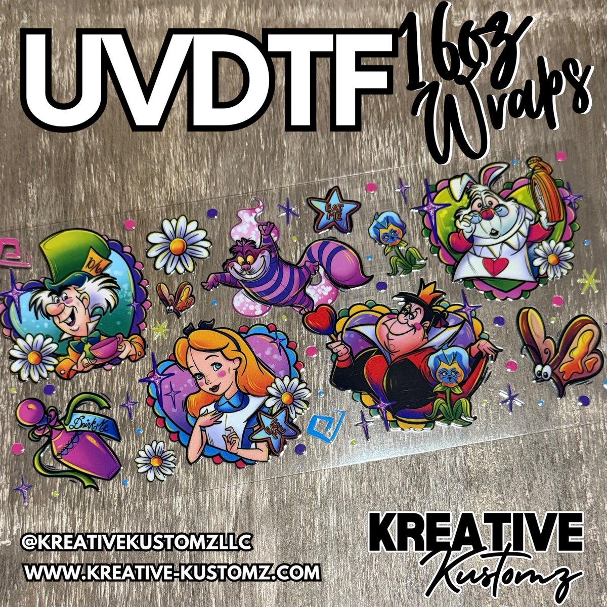 1498 | RTS | UV DTF Cup Wrap for 16oz Libbey Glass