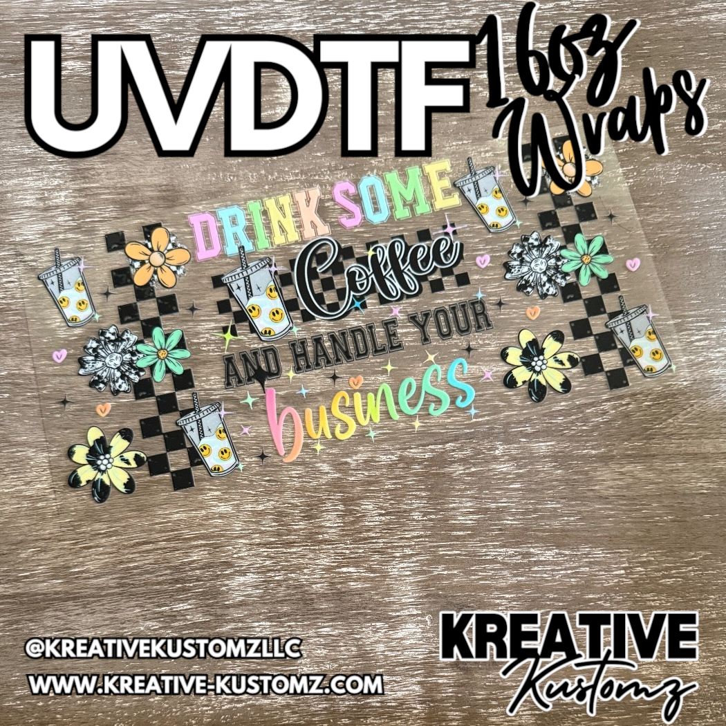 1299 | RTS | UV DTF Cup Wrap for 16oz Libbey Glass