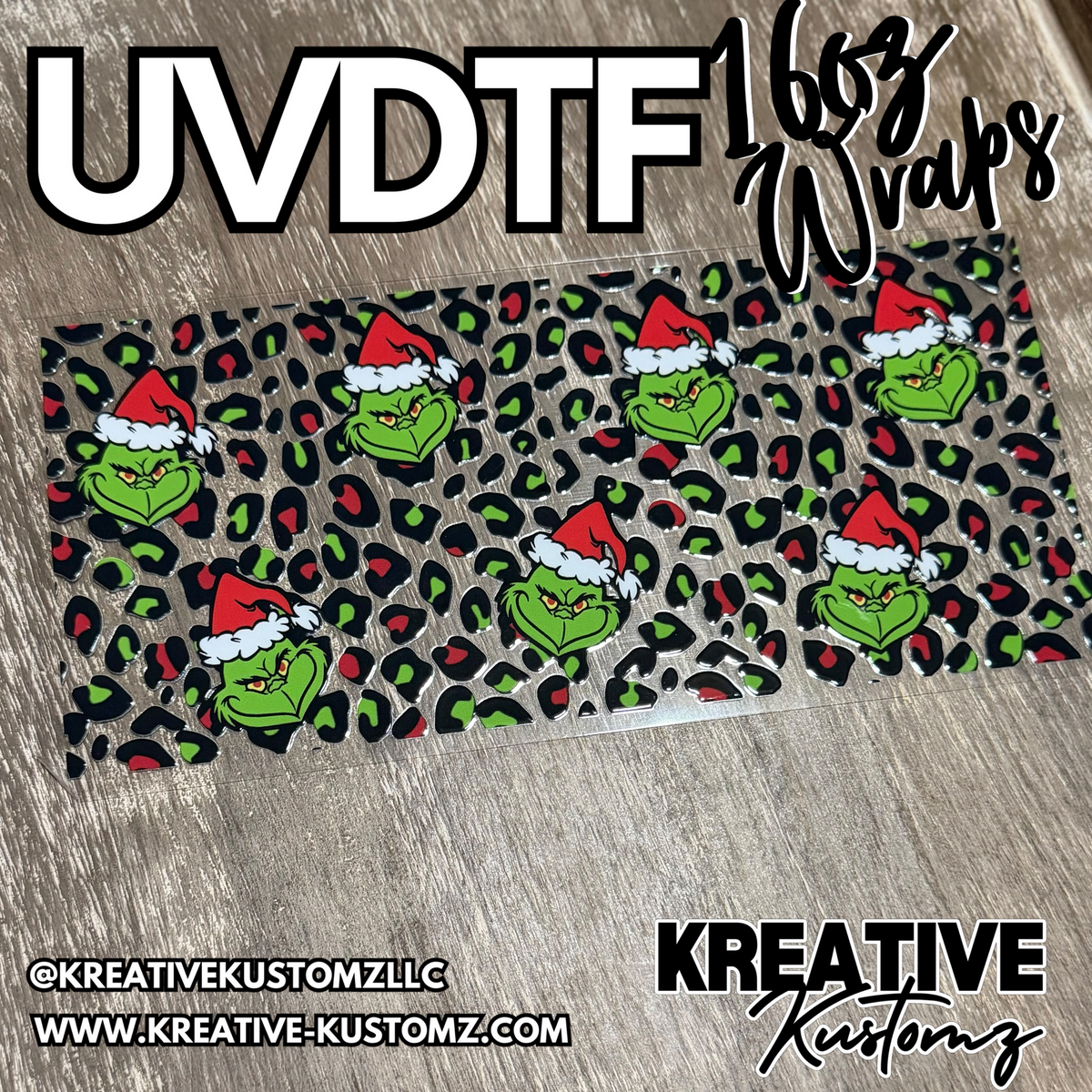 1412 | RTS | UV DTF Cup Wrap for 16oz Libbey Glass