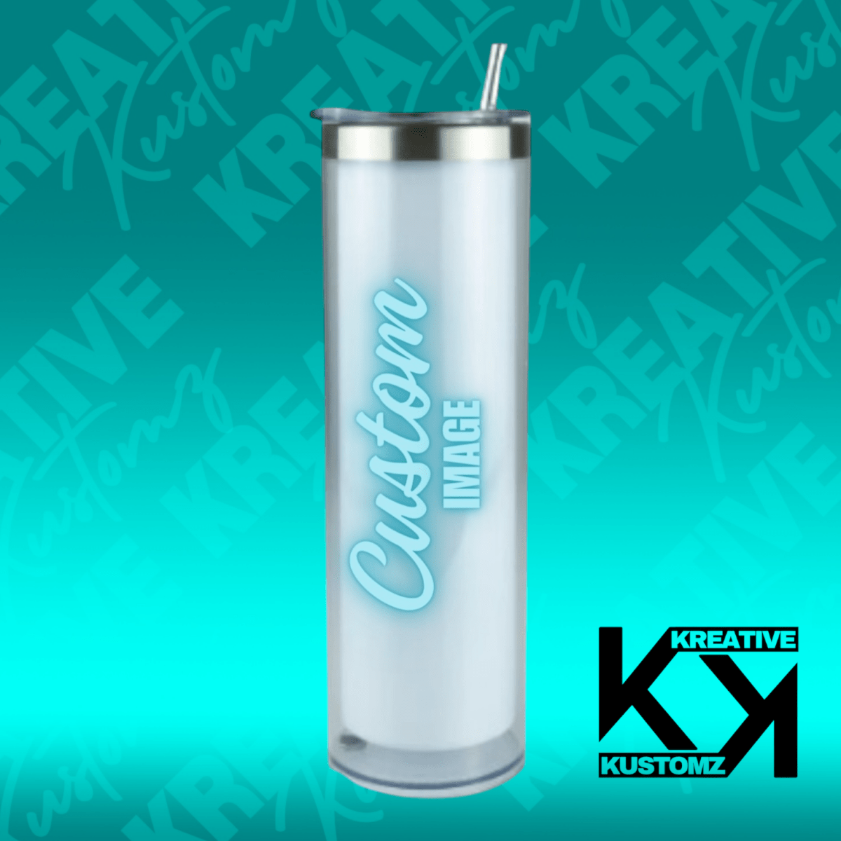 20oz CUSTOM GLOBE TUMBLER - Kreative Kustomz