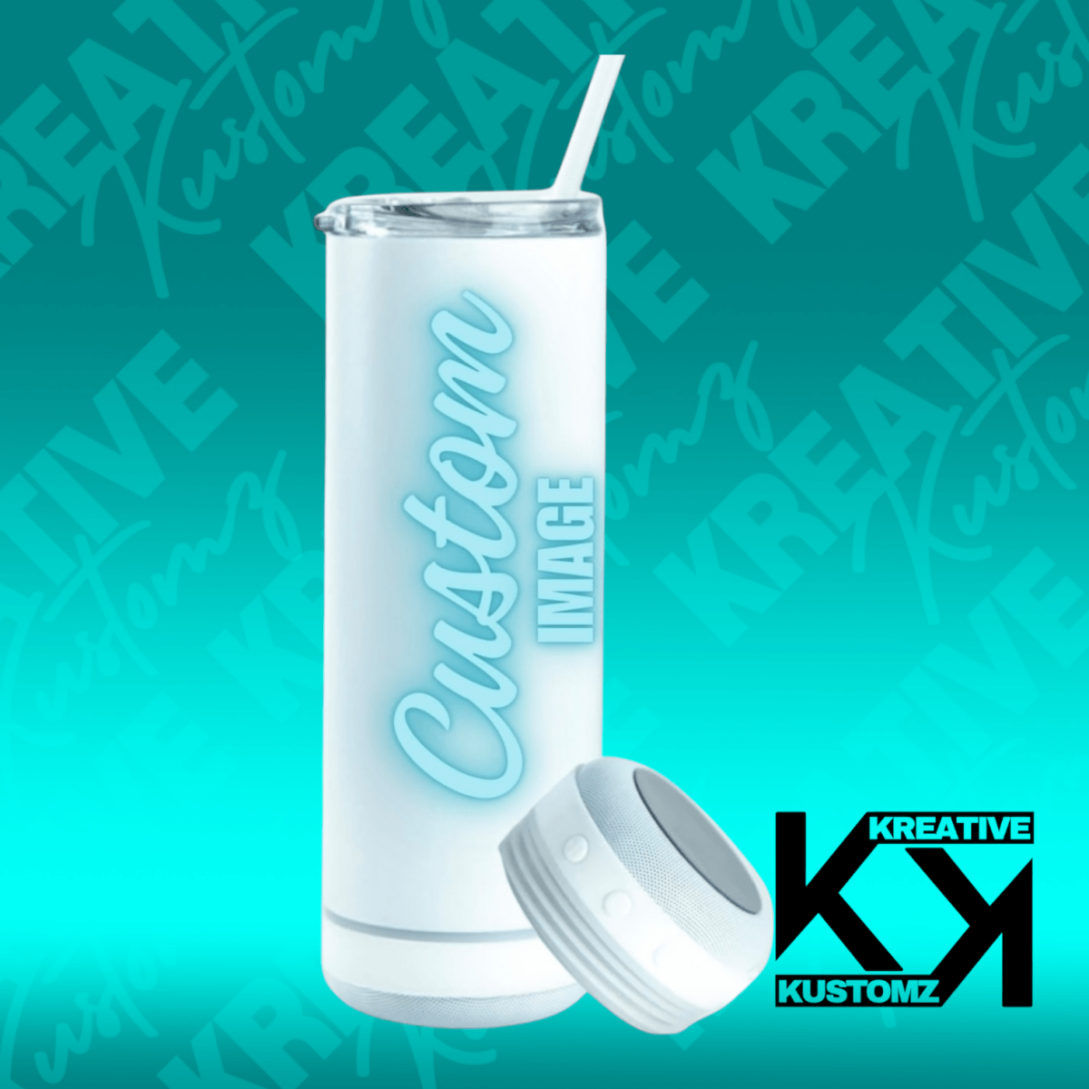20oz CUSTOM SPEAKER TUMBLER - Kreative Kustomz