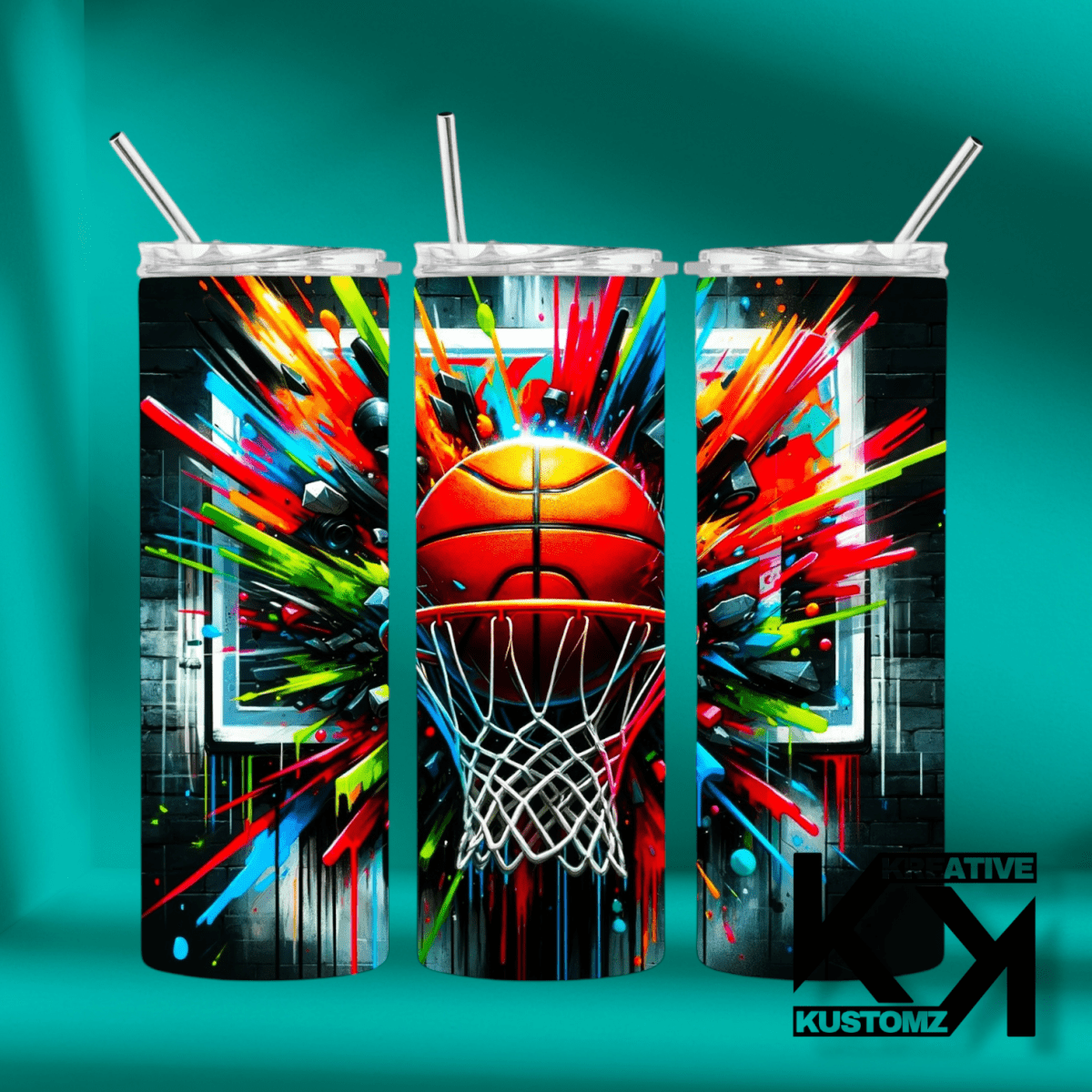 20oz Sports Tumbler - 17 - Kreative Kustomz