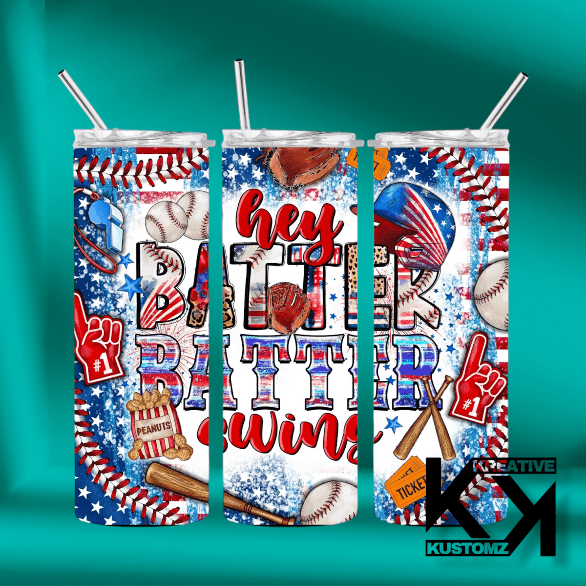 20oz Sports Tumbler - 34 - Kreative Kustomz