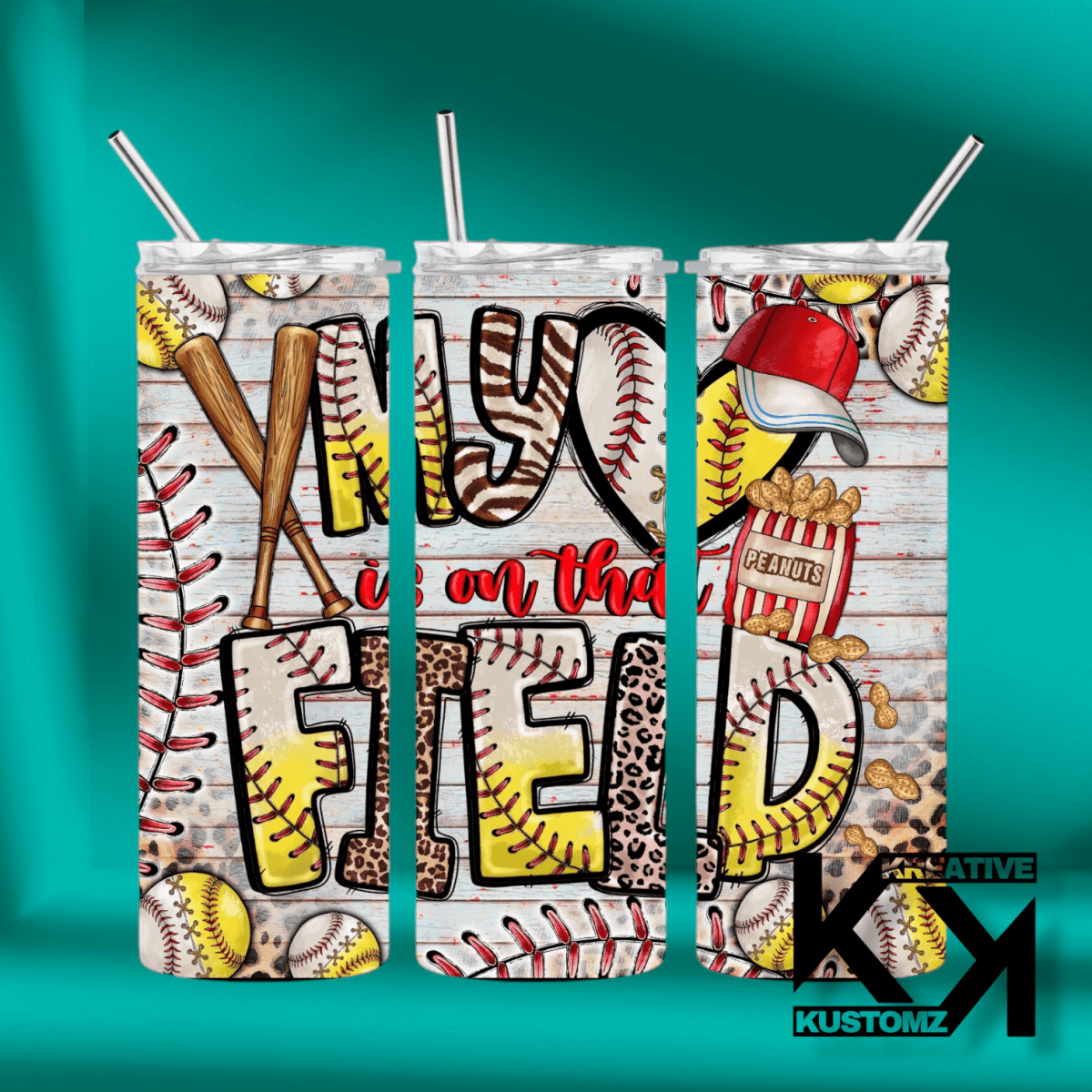 20oz Sports Tumbler - 65 - Kreative Kustomz