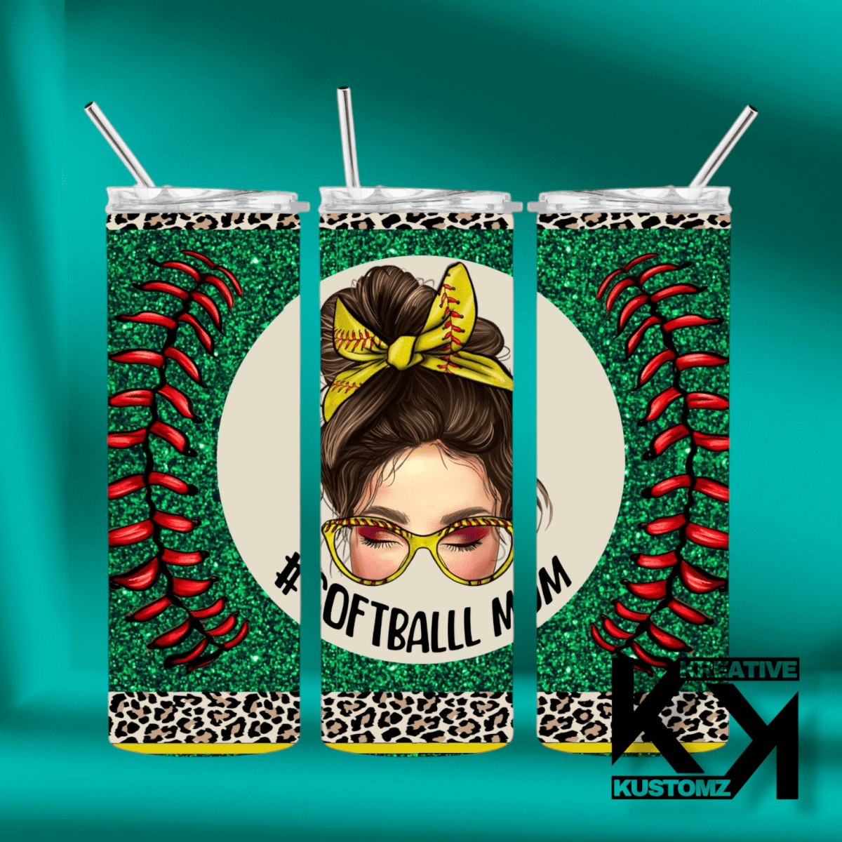 20oz Sports Tumbler - 74 - Kreative Kustomz