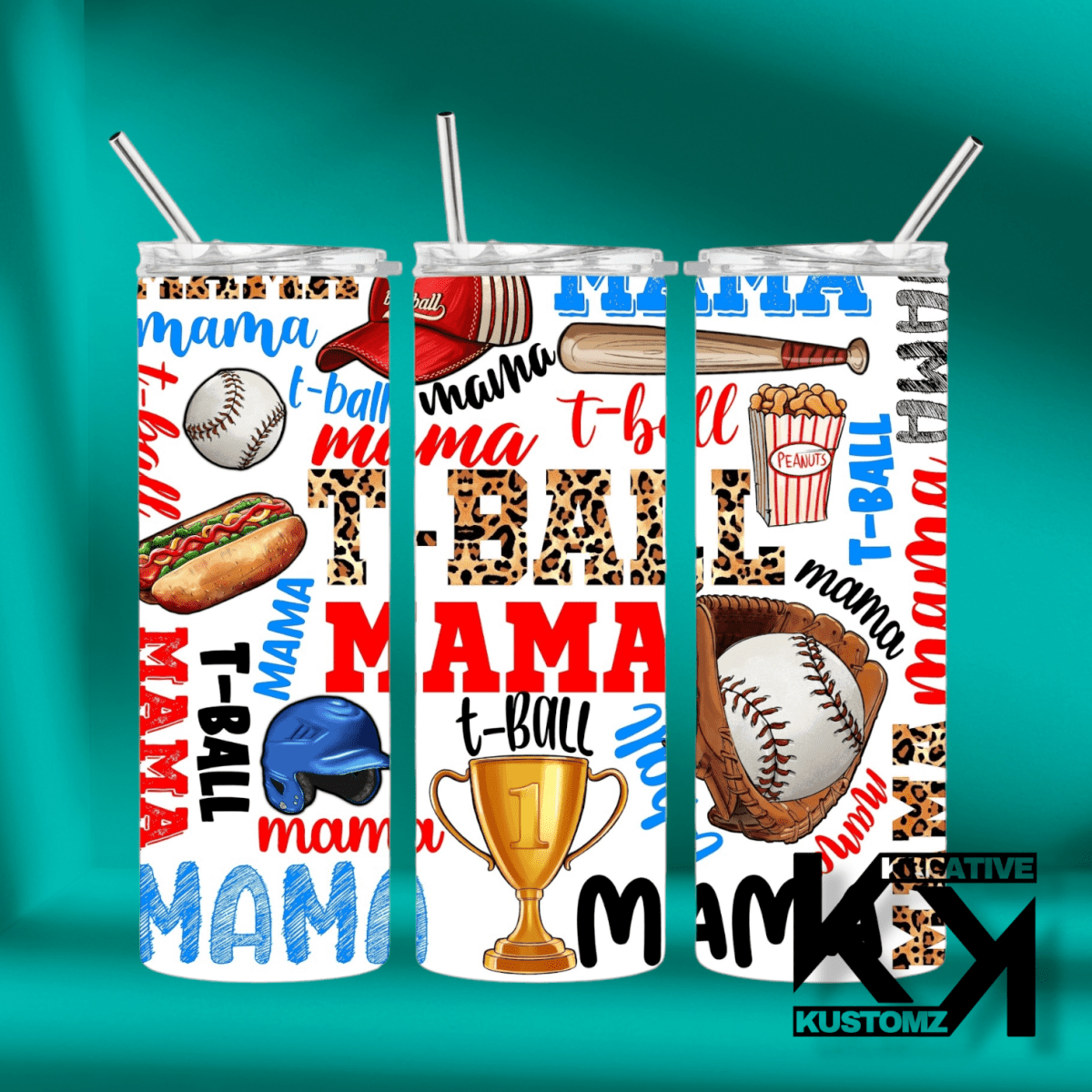 20oz Sports Tumbler - 85 - Kreative Kustomz