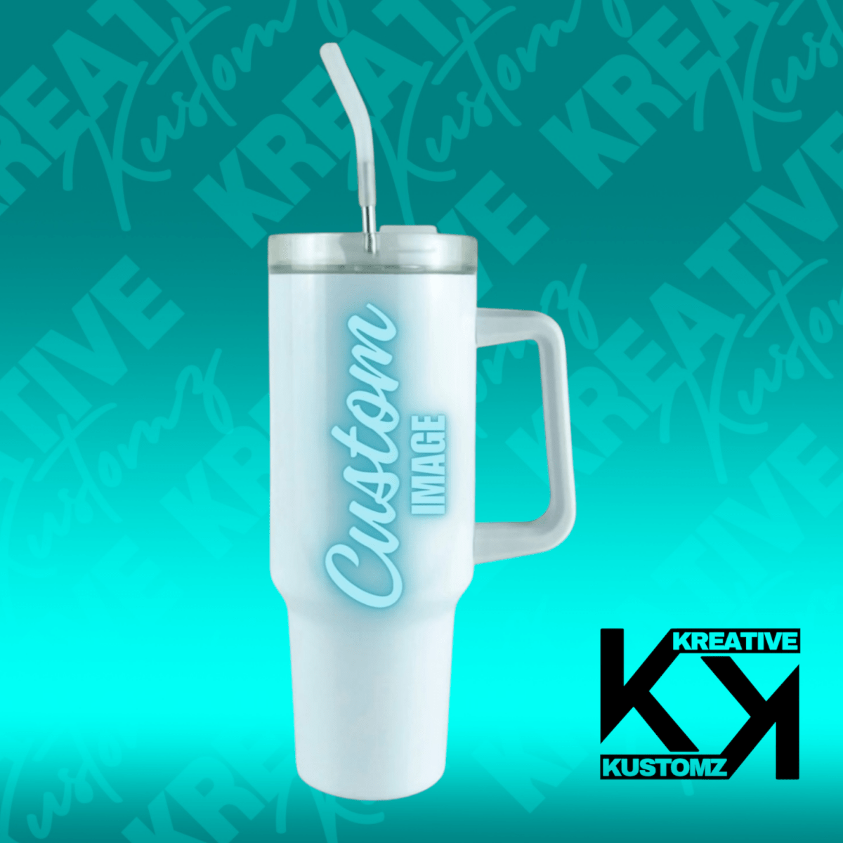 30oz CUSTOM GRIPPY TUMBLER - Kreative Kustomz
