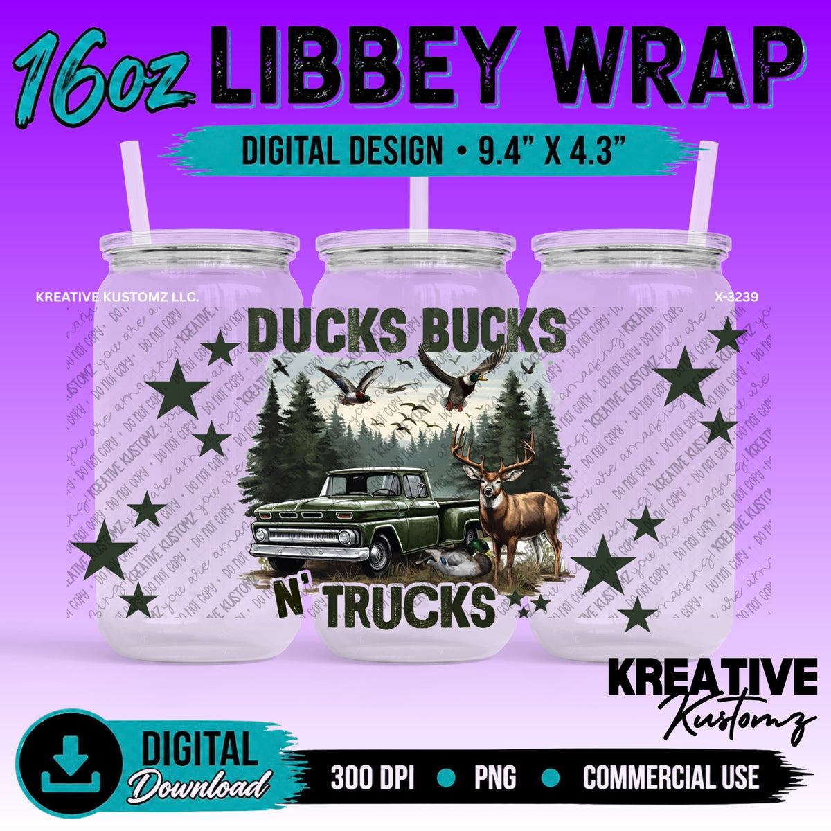 3239 - 16oz Libbey Glass Can PNG