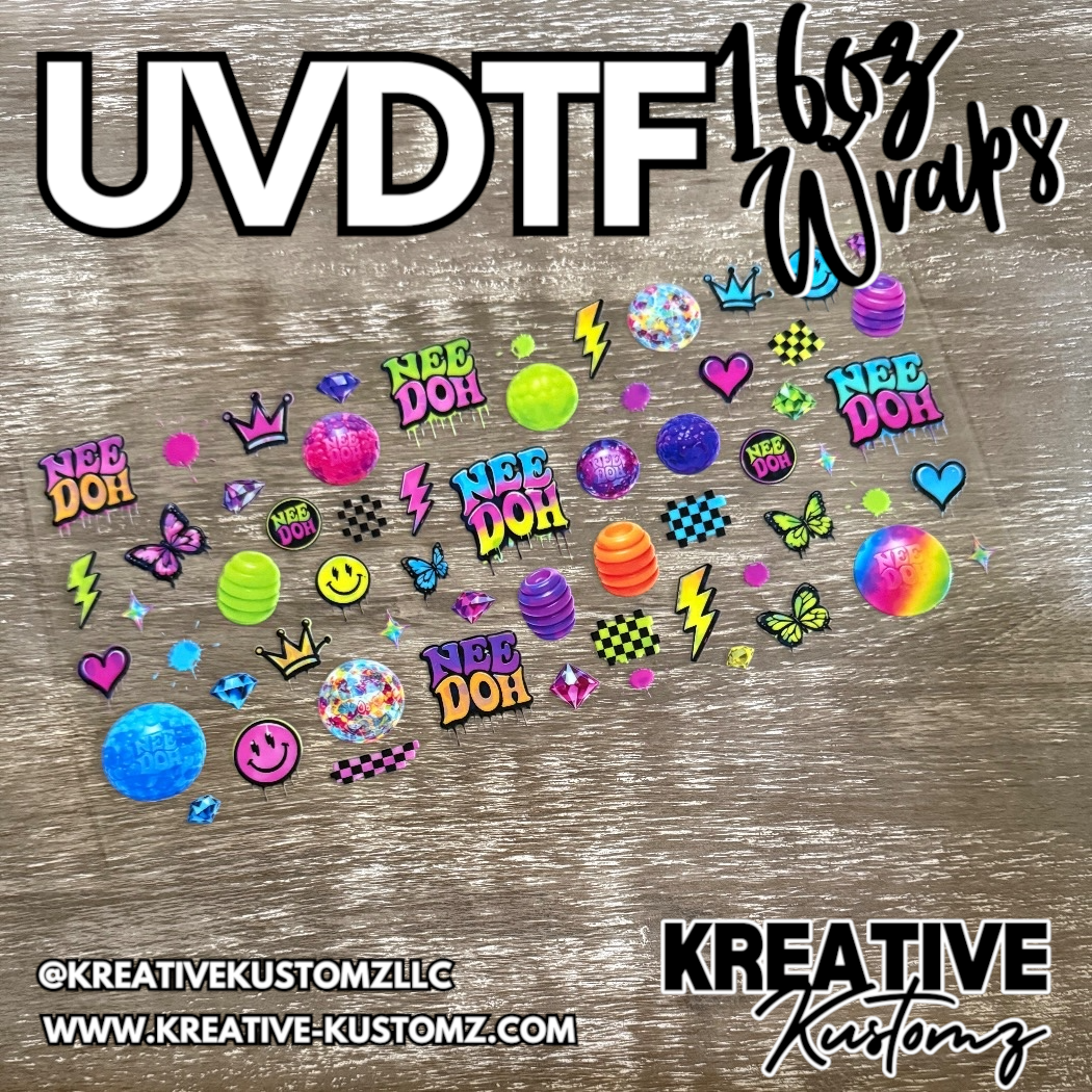 1254 | RTS | UV DTF Cup Wrap for 16oz Libbey Glass