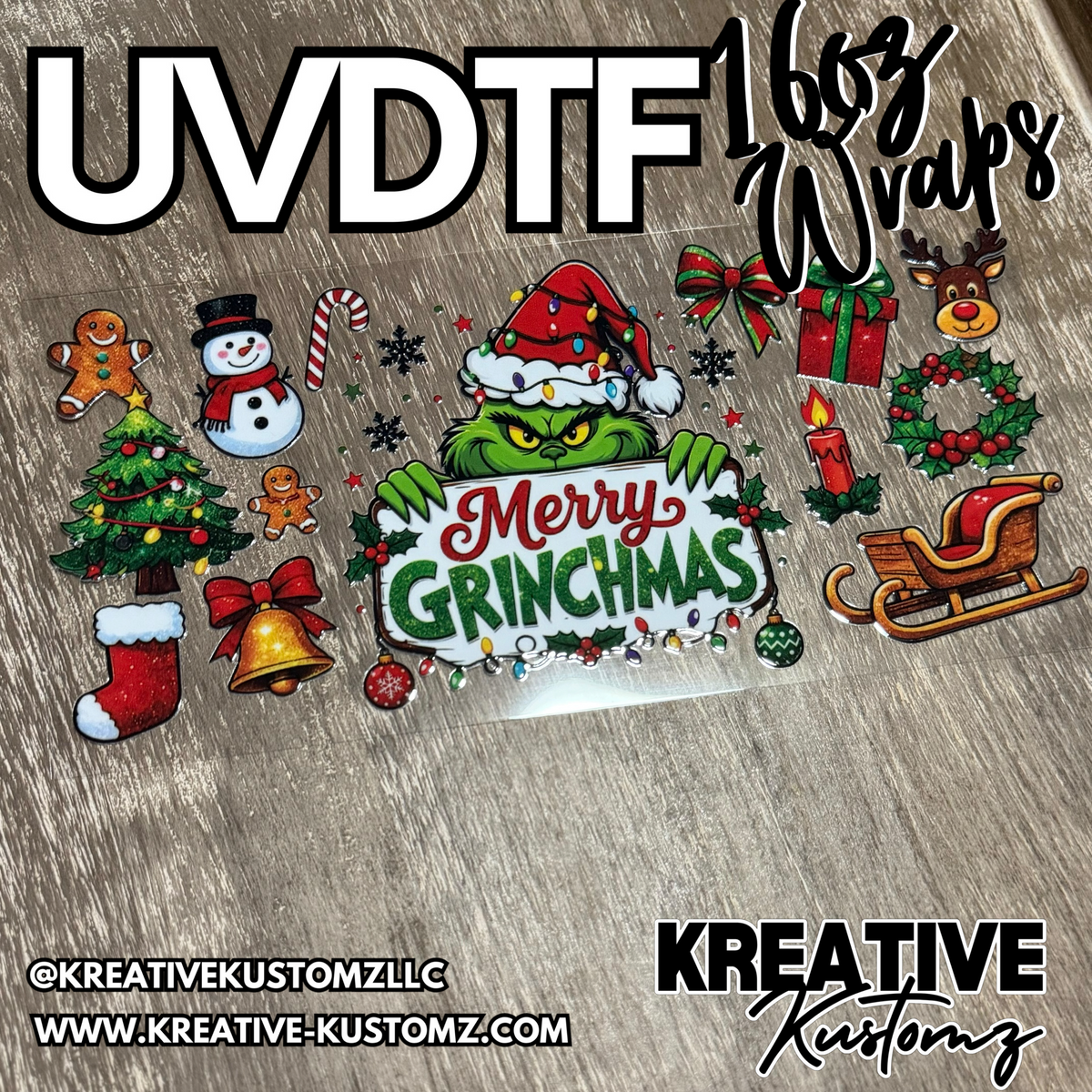 1437 | RTS | UV DTF Cup Wrap for 16oz Libbey Glass