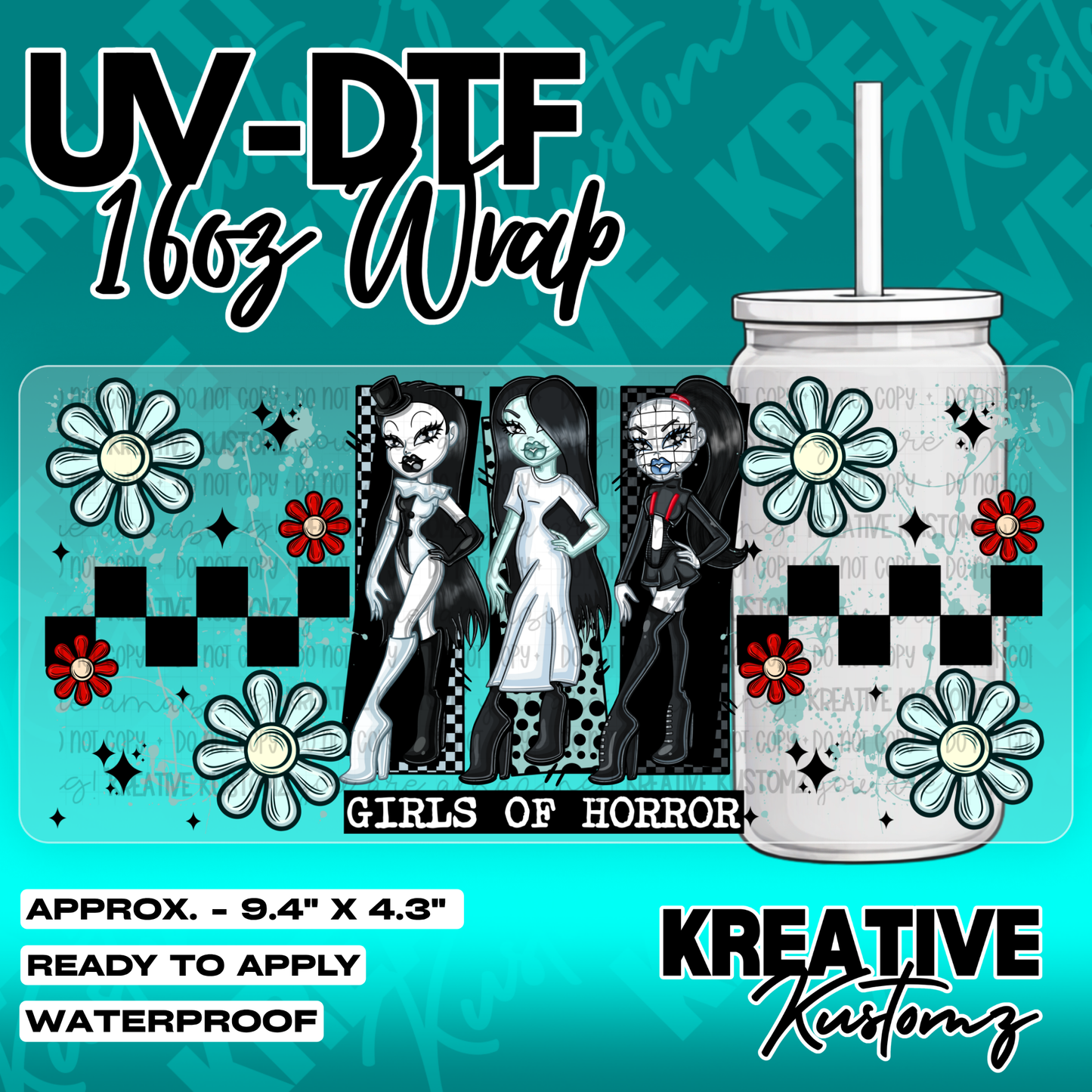 5280 | UV DTF Cup Wrap for 16oz Libbey Glass