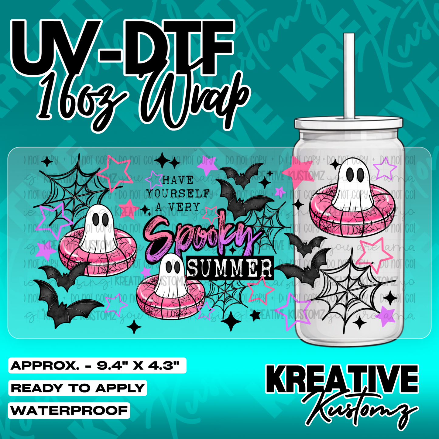5510 | UV DTF Cup Wrap for 16oz Libbey Glass