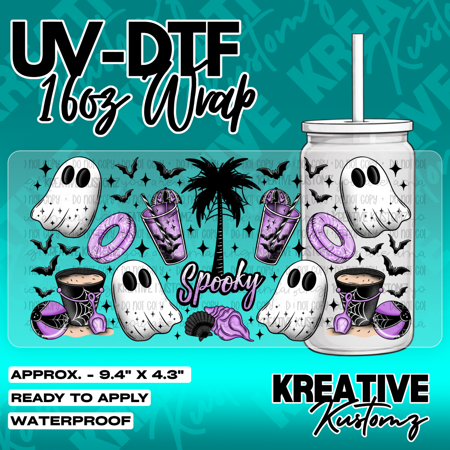5603 | UV DTF Cup Wrap for 16oz Libbey Glass