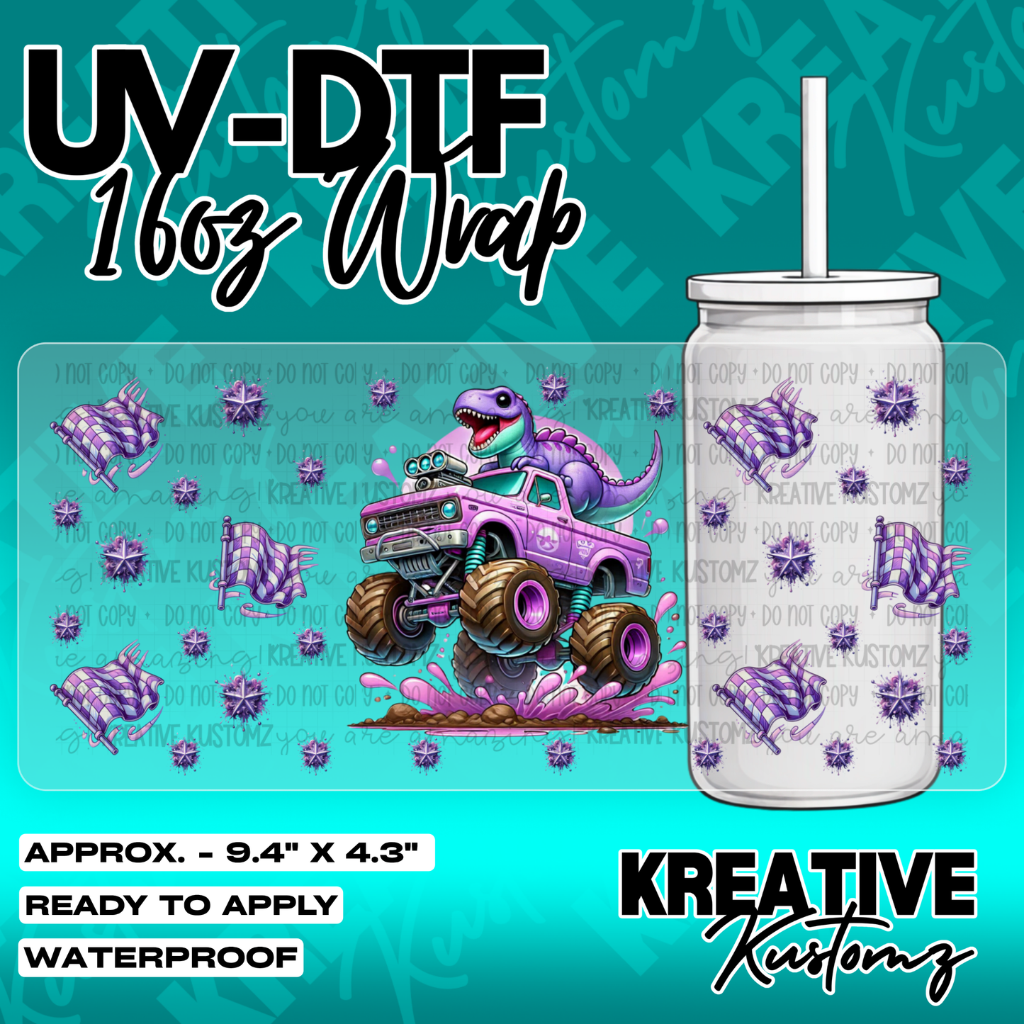 5676 | UV DTF Cup Wrap for 16oz Libbey Glass