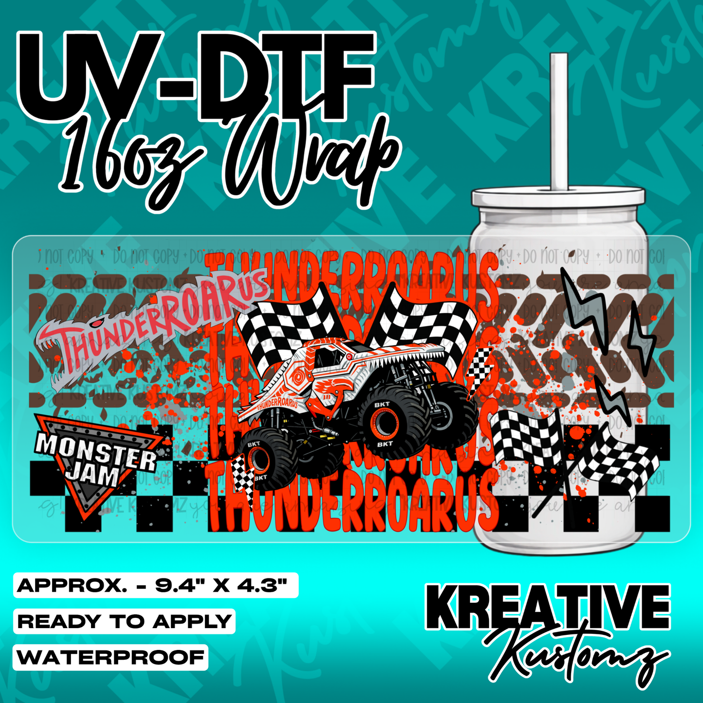 5708 | UV DTF Cup Wrap for 16oz Libbey Glass