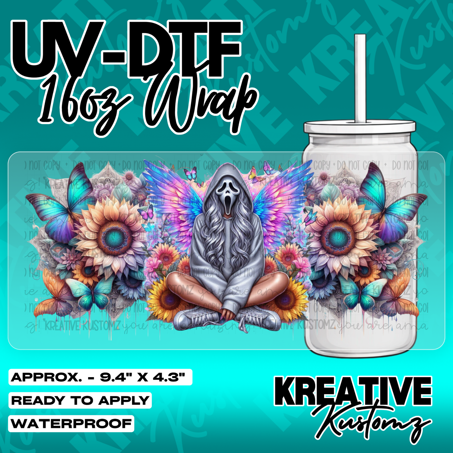 5725 | UV DTF Cup Wrap for 16oz Libbey Glass