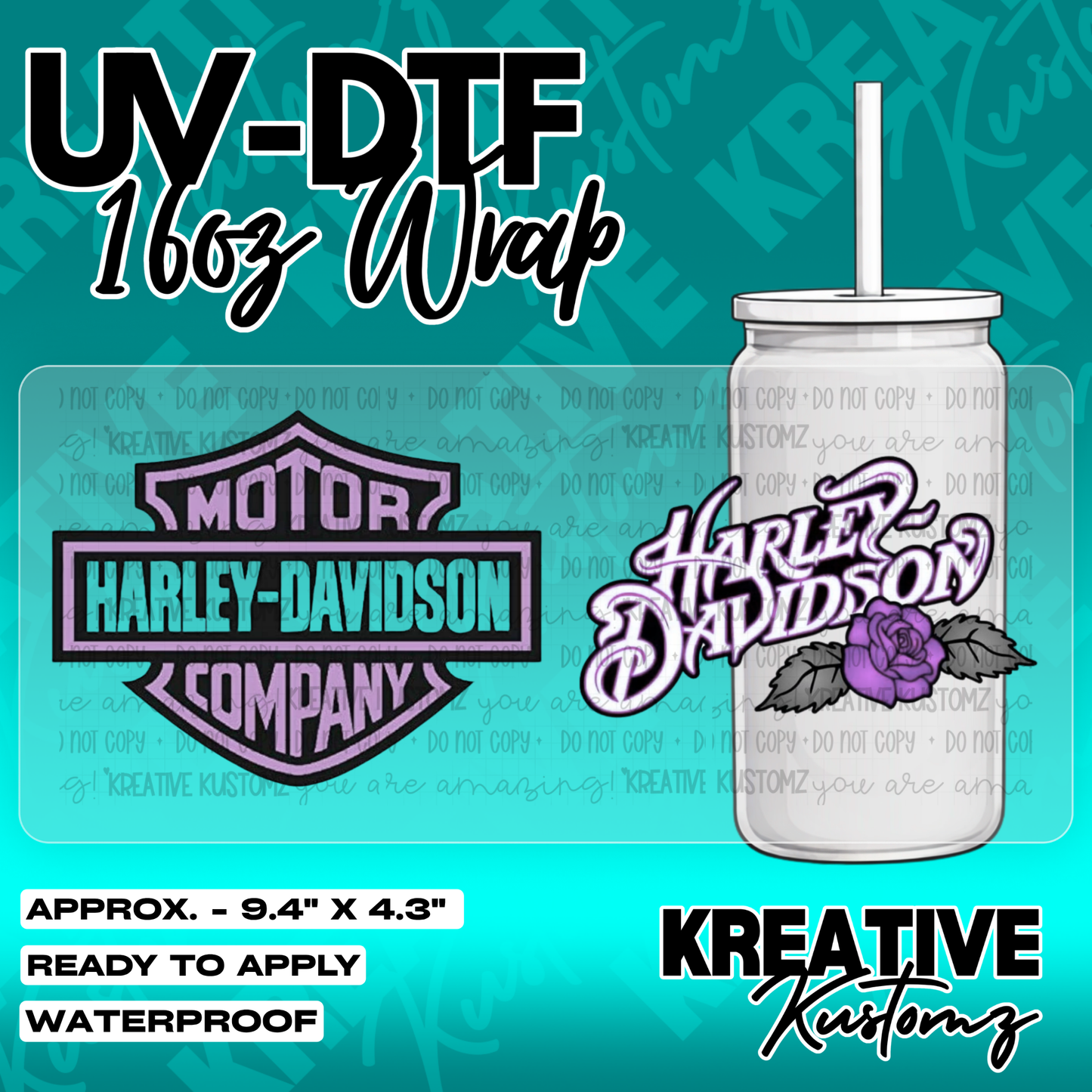 5751 | UV DTF Cup Wrap for 16oz Libbey Glass