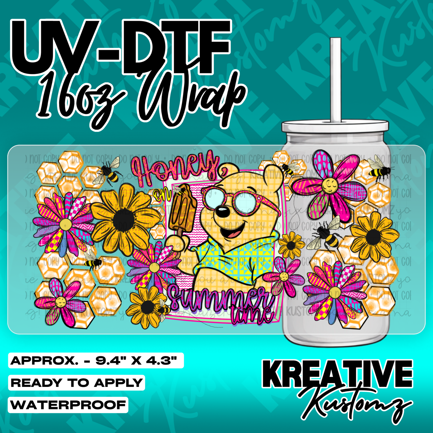 6096 | UV DTF Cup Wrap for 16oz Libbey Glass