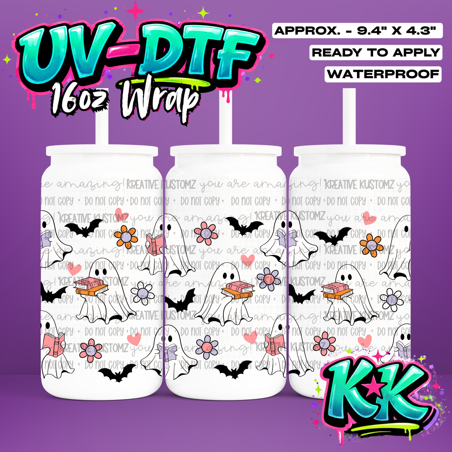 6502 | UV DTF Cup Wrap for 16oz Libbey Glass