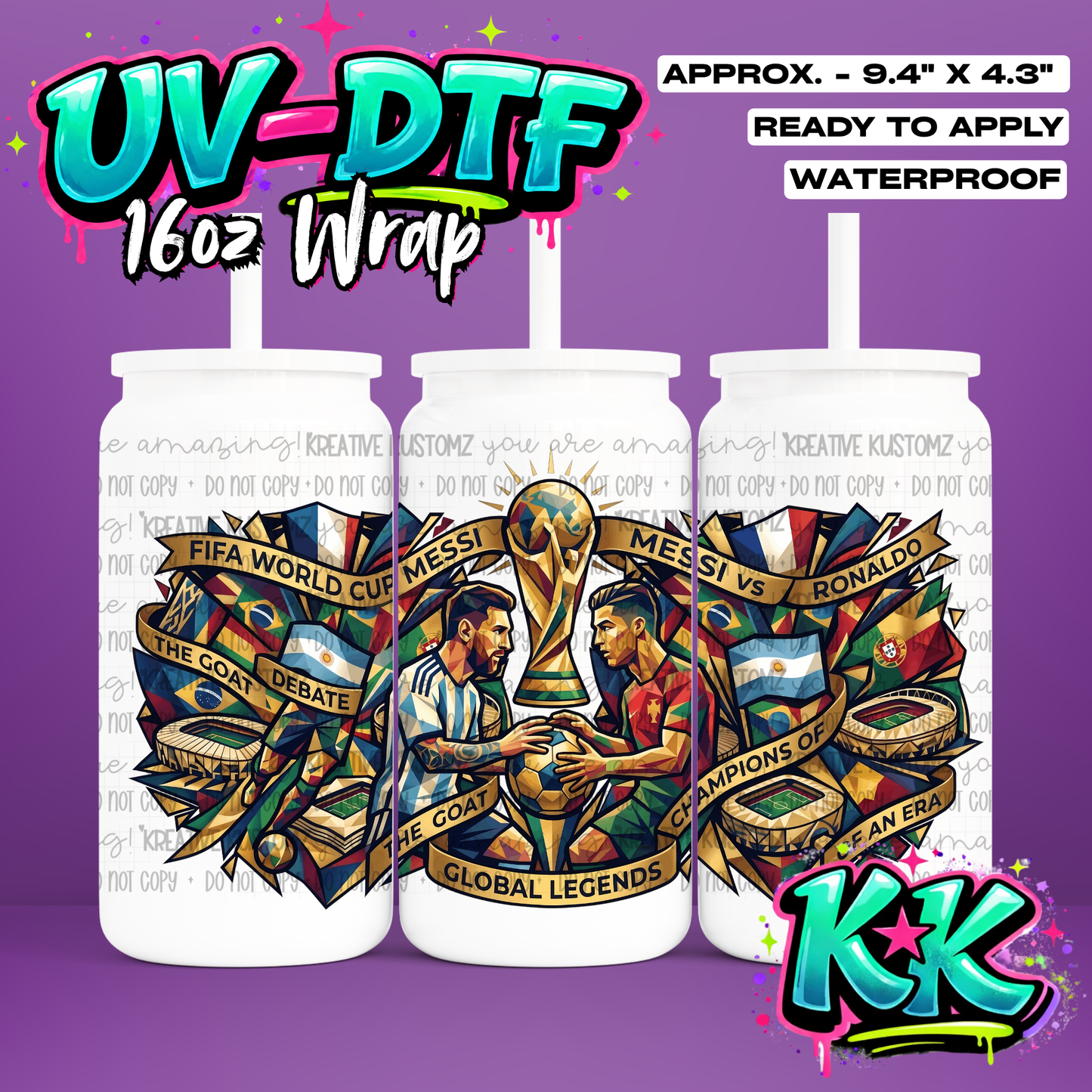 6503 | UV DTF Cup Wrap for 16oz Libbey Glass