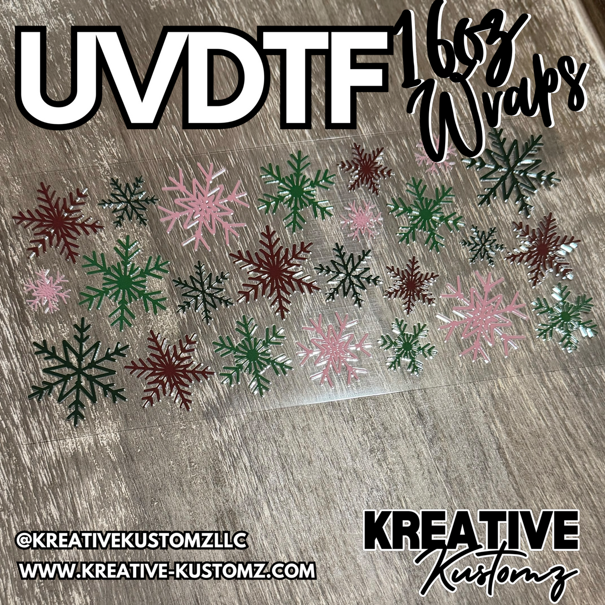1416 | RTS | UV DTF Cup Wrap for 16oz Libbey Glass