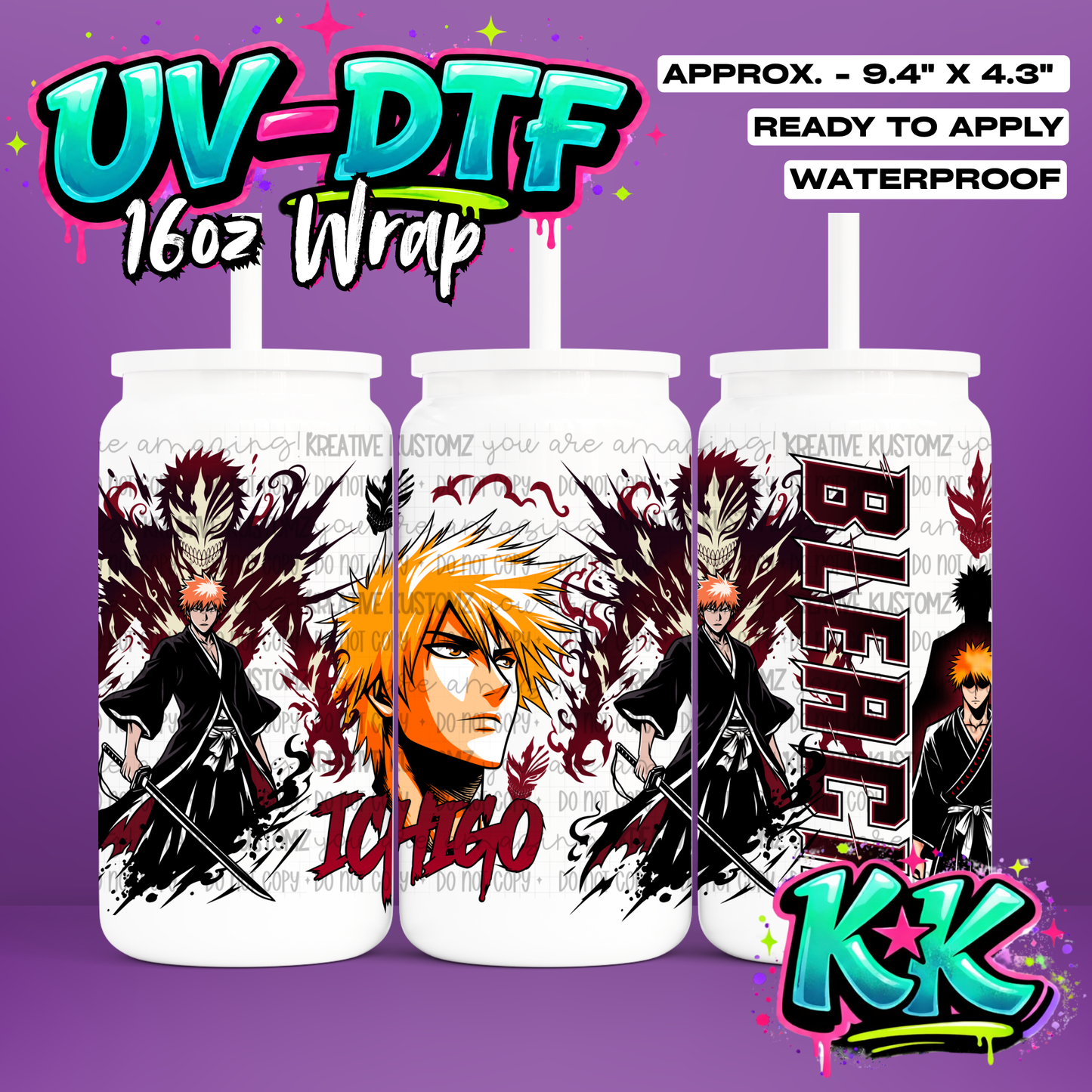7001 | UV DTF Cup Wrap for 16oz Libbey Glass