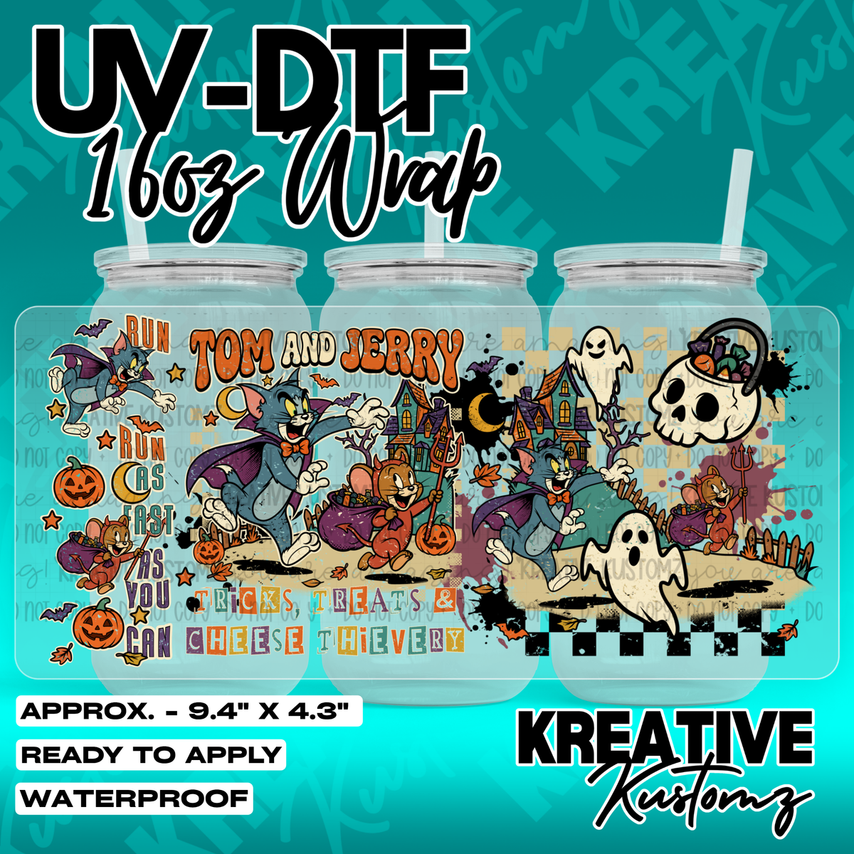 7020 | UV DTF Cup Wrap for 16oz Libbey Glass