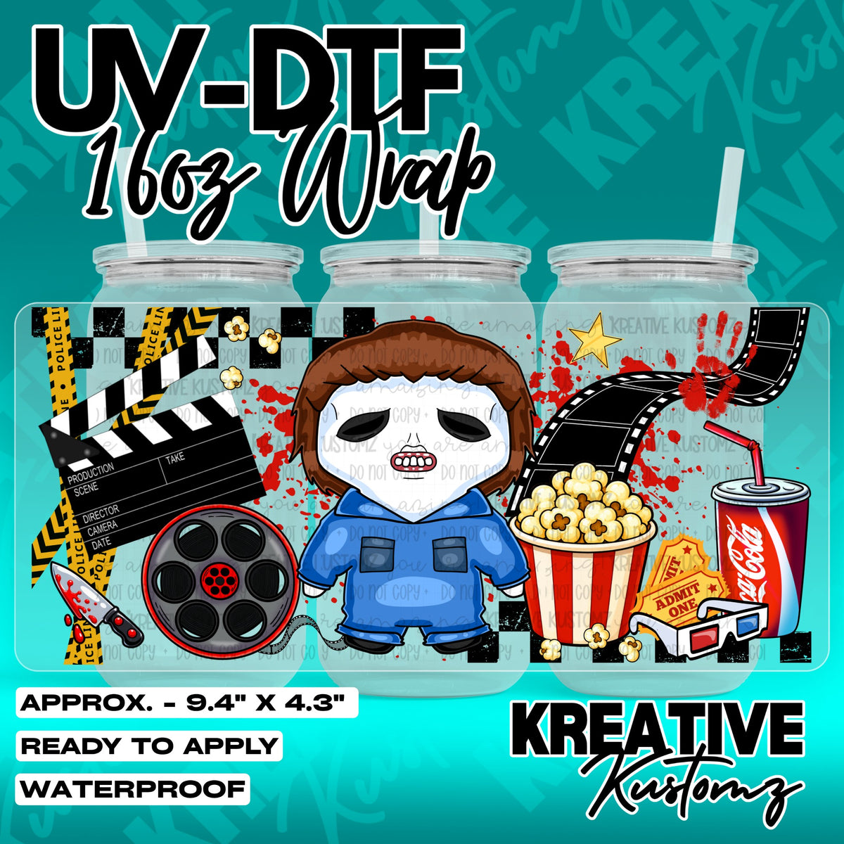 7270 | UV DTF Cup Wrap for 16oz Libbey Glass