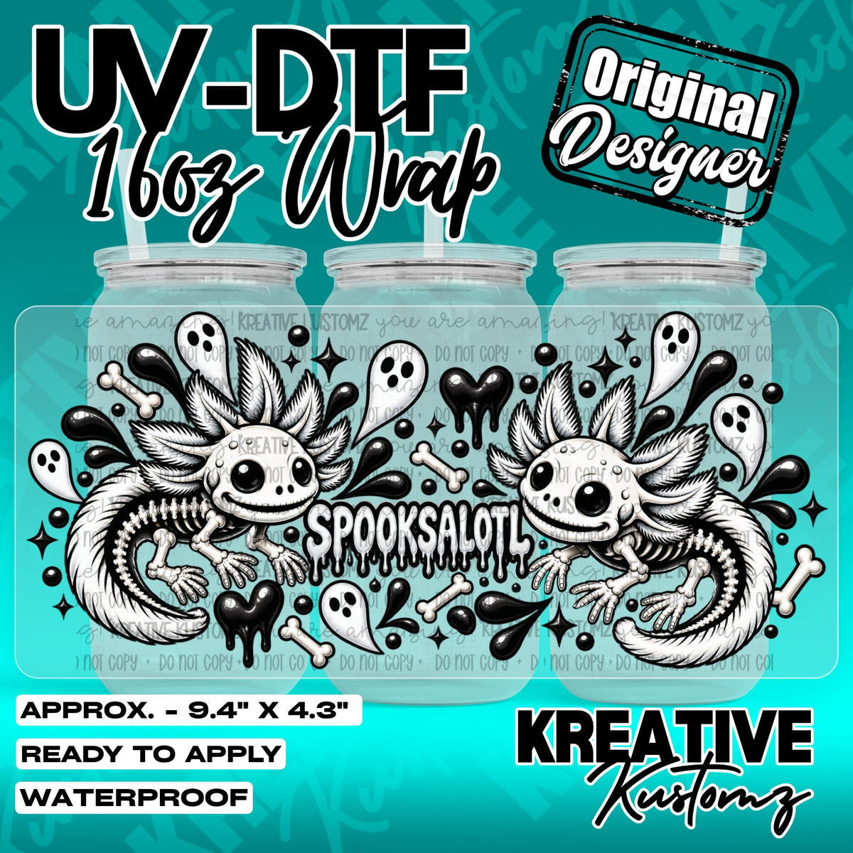7593 | UV DTF Cup Wrap for 16oz Libbey Glass