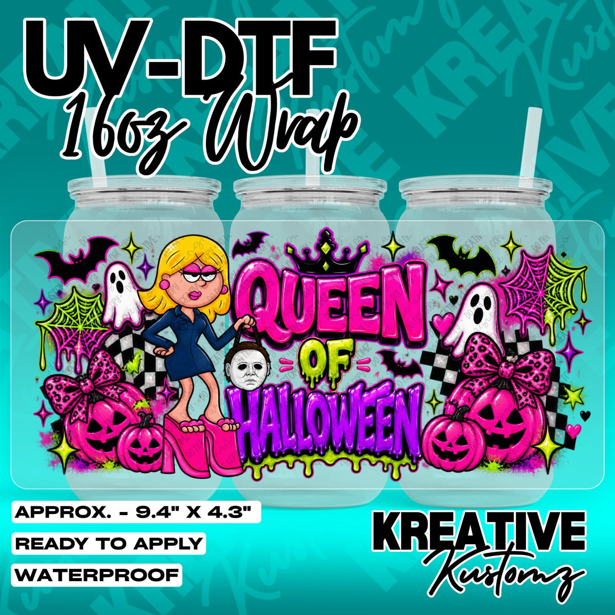 7668 | UV DTF Cup Wrap for 16oz Libbey Glass