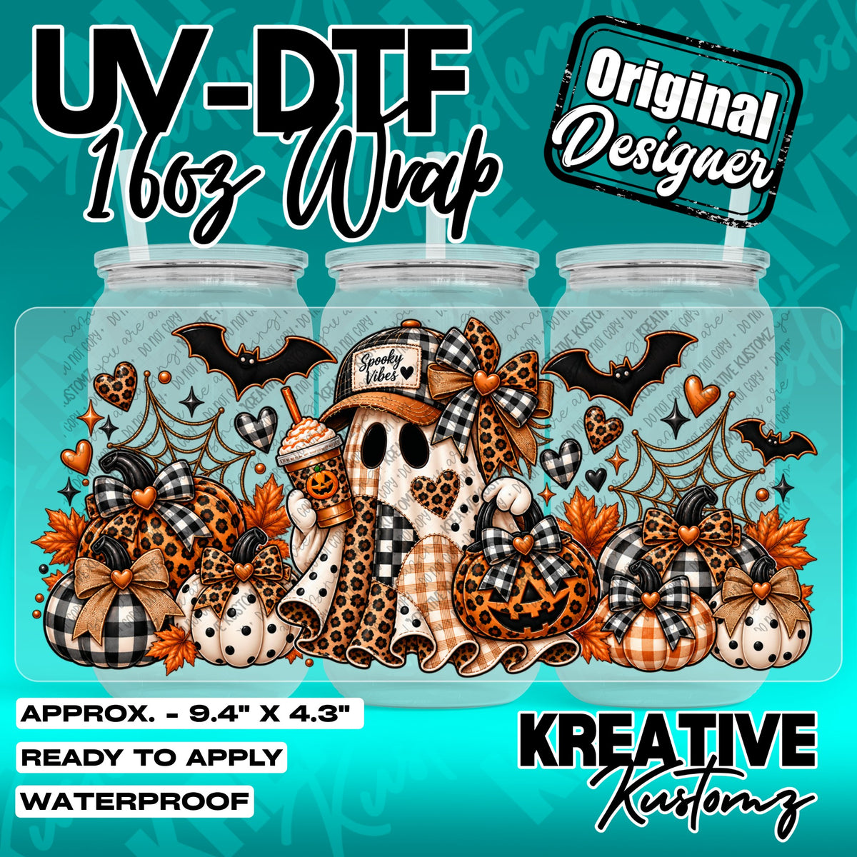7732 | UV DTF Cup Wrap for 16oz Libbey Glass