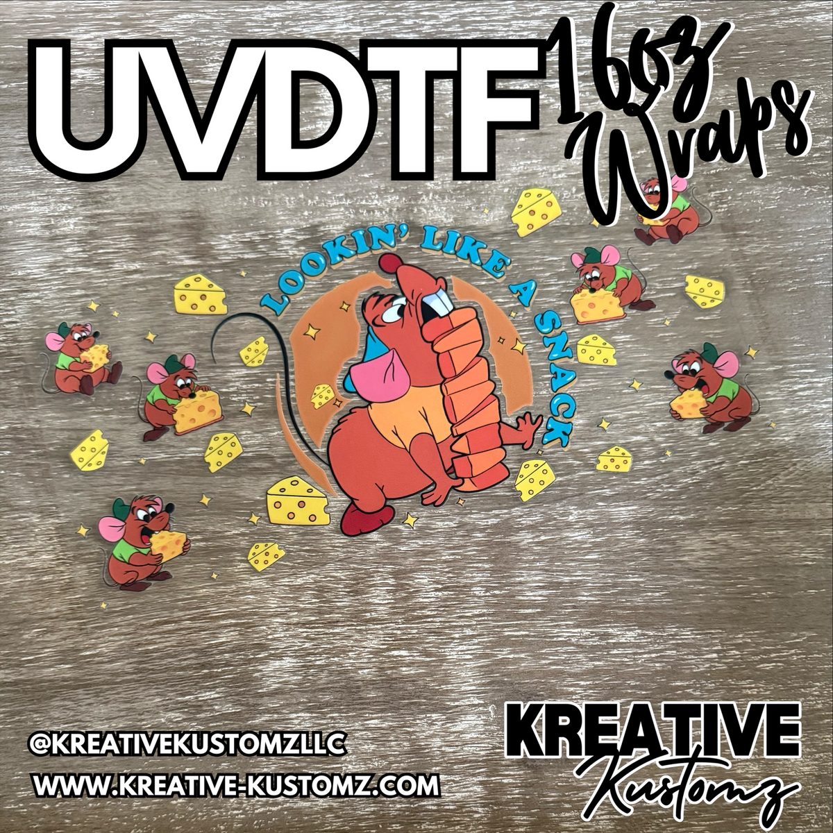 1371 | RTS | UV DTF Cup Wrap for 16oz Libbey Glass