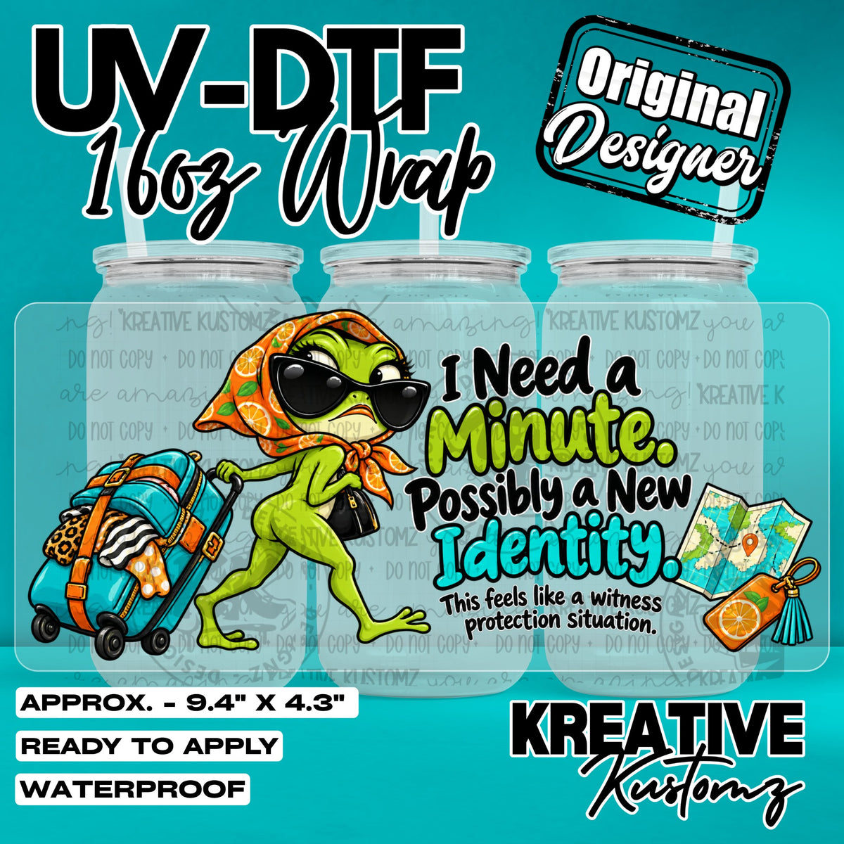 8225 | UV DTF Cup Wrap for 16oz Libbey Glass