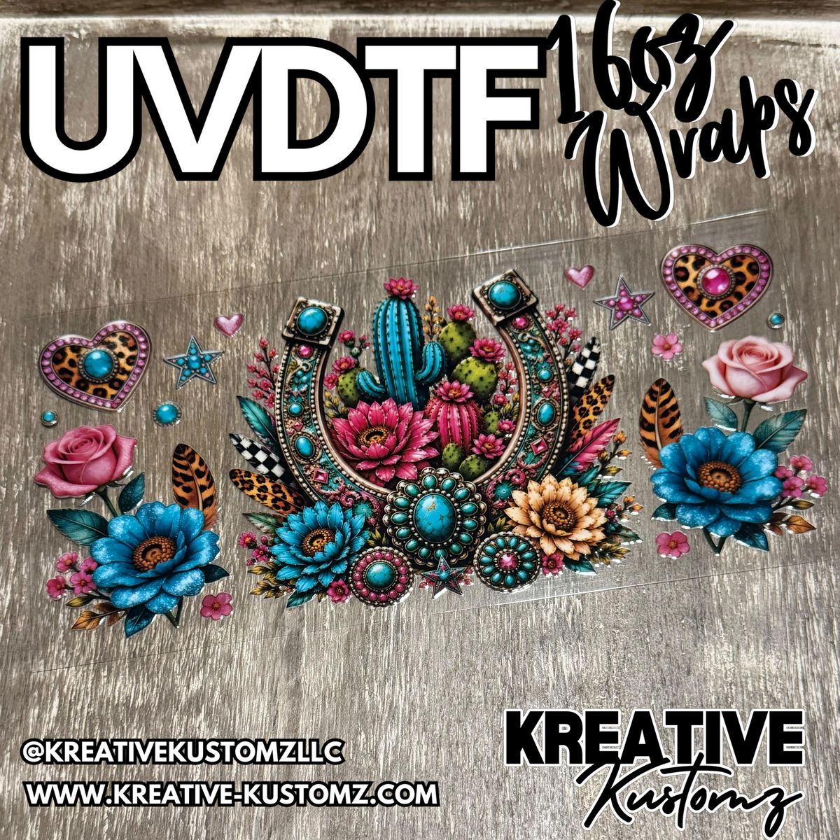 1448 | RTS | UV DTF Cup Wrap for 16oz Libbey Glass