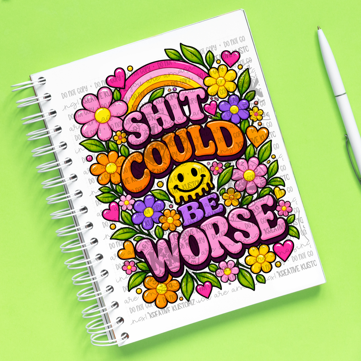 Could be Worse | UVDTF A5 Notebook Wrap Decal