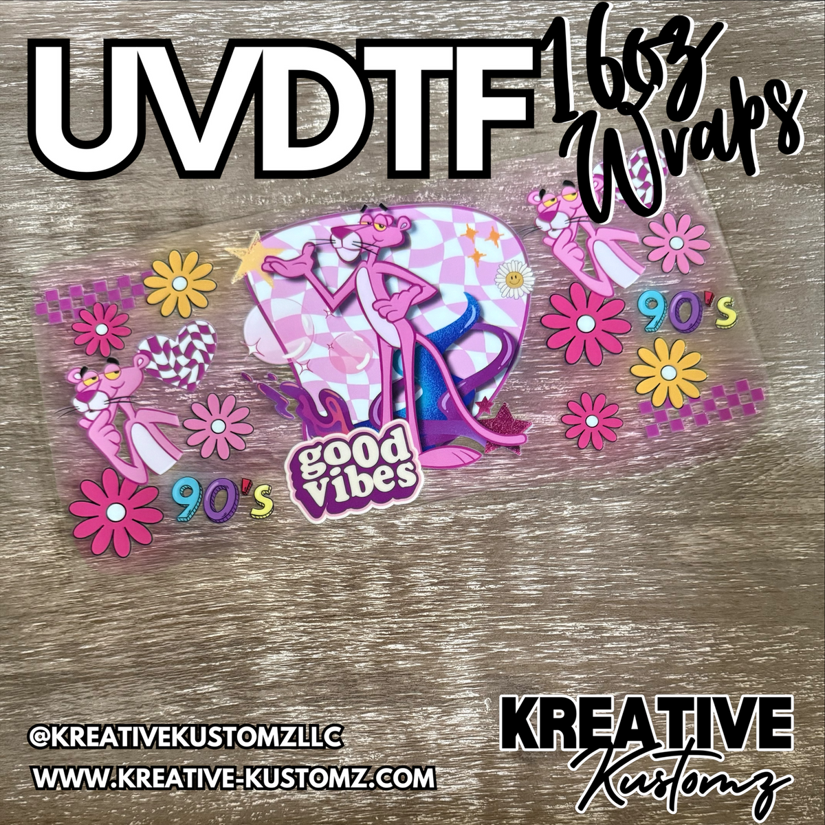 1367 | RTS | UV DTF Cup Wrap for 16oz Libbey Glass