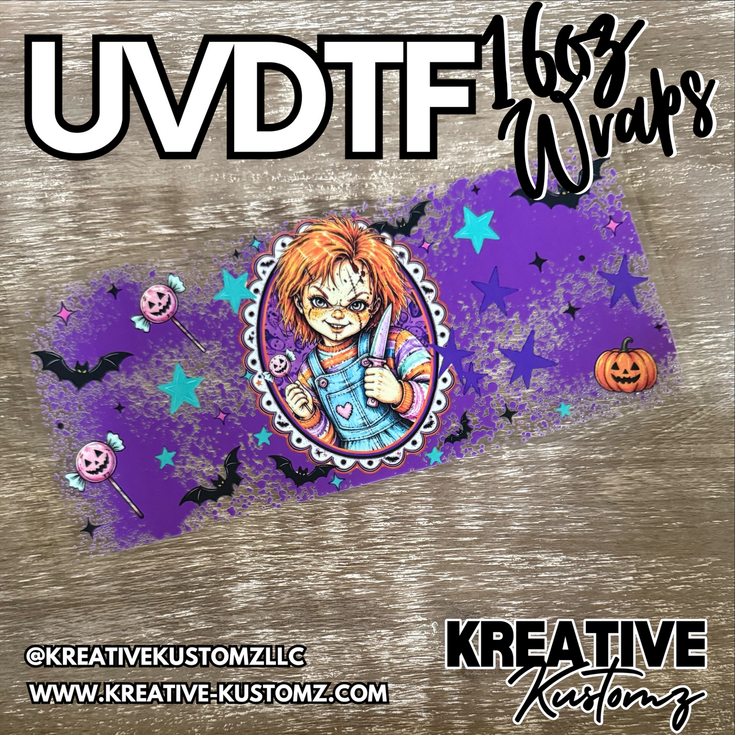 1381 | RTS | UV DTF Cup Wrap for 16oz Libbey Glass