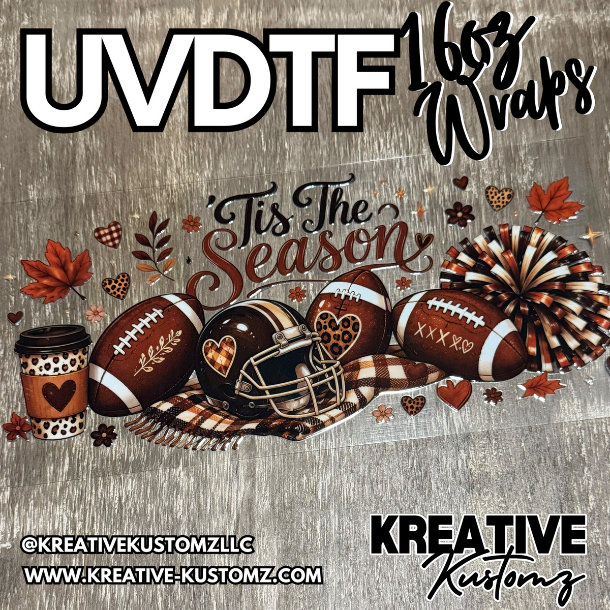 1478 | RTS | UV DTF Cup Wrap for 16oz Libbey Glass