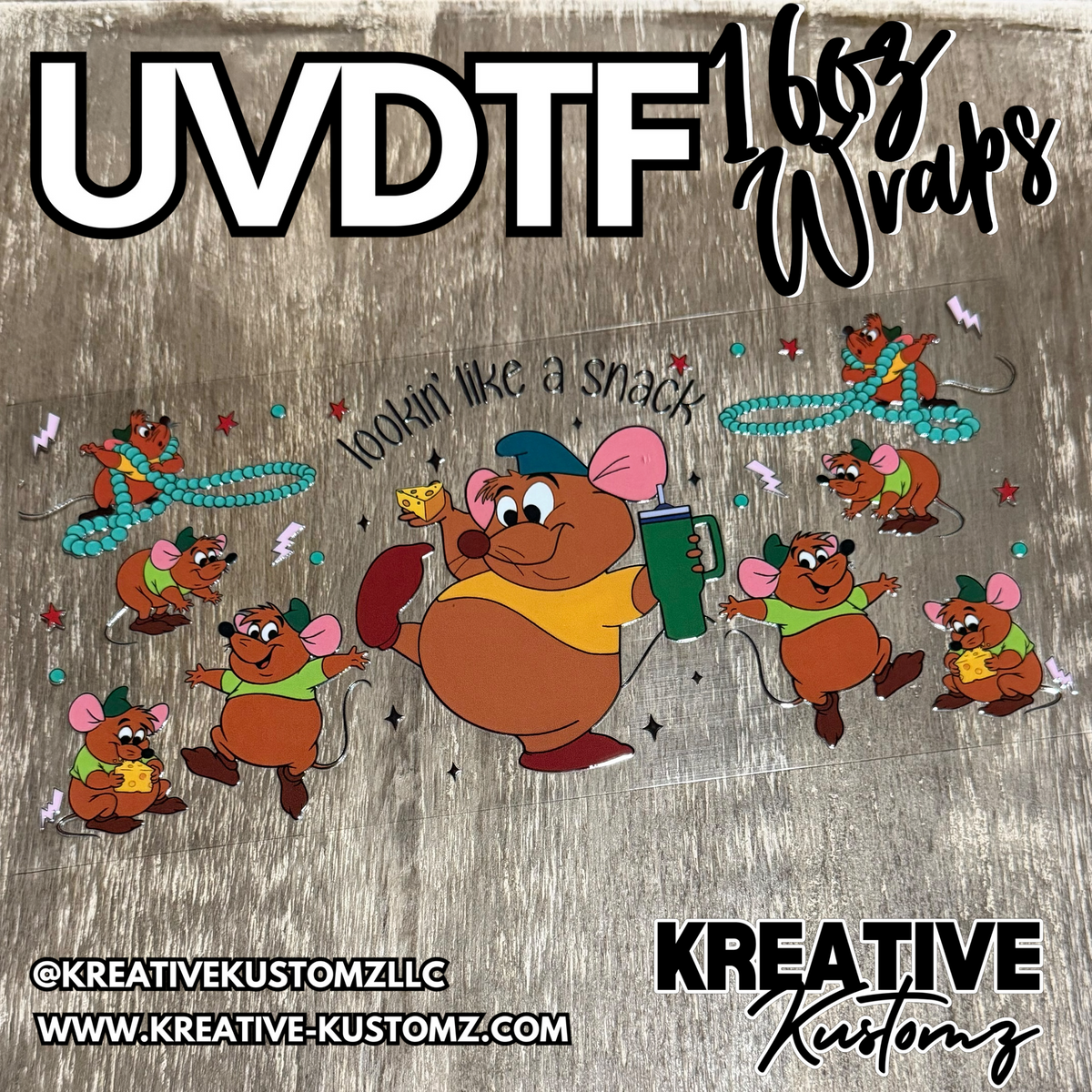 1515 | RTS | UV DTF Cup Wrap for 16oz Libbey Glass