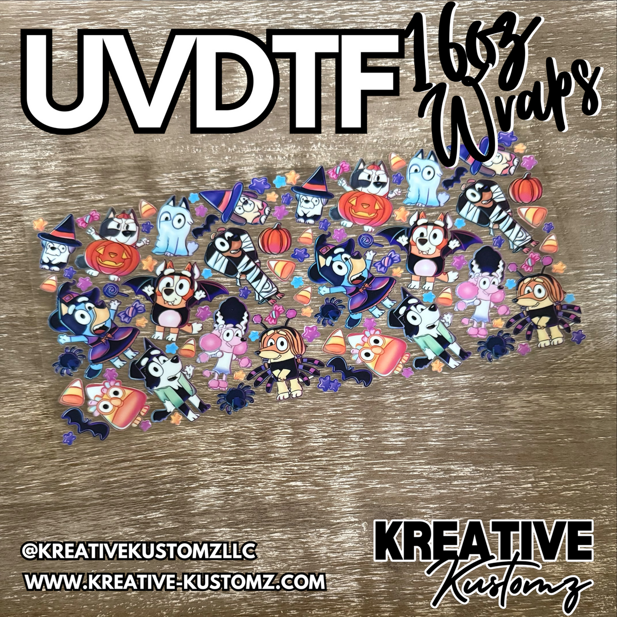 1380 | RTS | UV DTF Cup Wrap for 16oz Libbey Glass