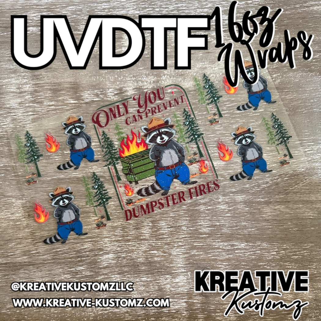 1284 | RTS | UV DTF Cup Wrap for 16oz Libbey Glass