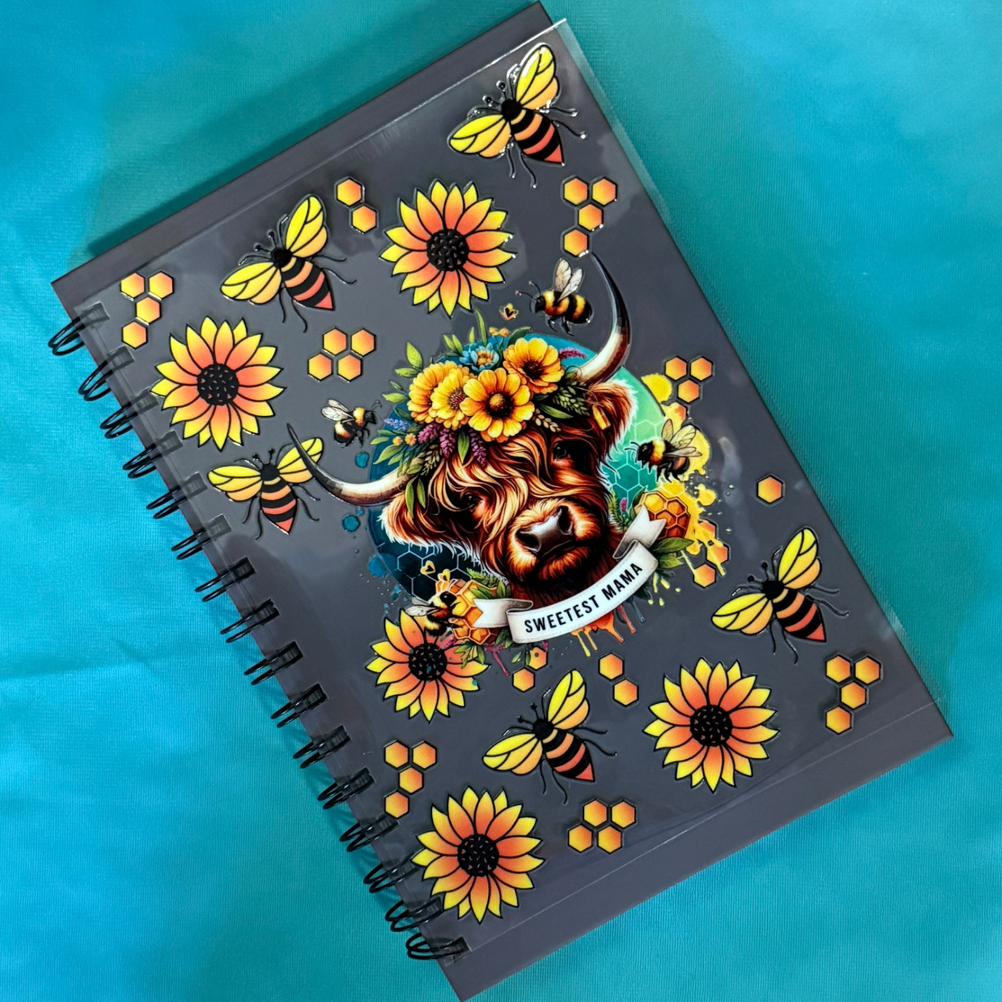 RTS Sweetest Mama Cow | UVDTF A5 Notebook Wrap Decal
