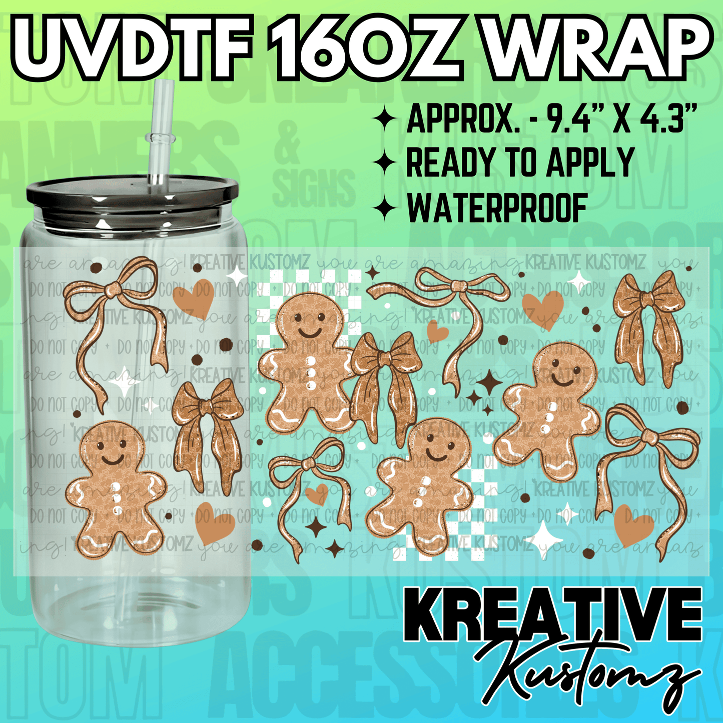 KK-2298 | UVDTF | 16oz Glass Can Libbey Wrap