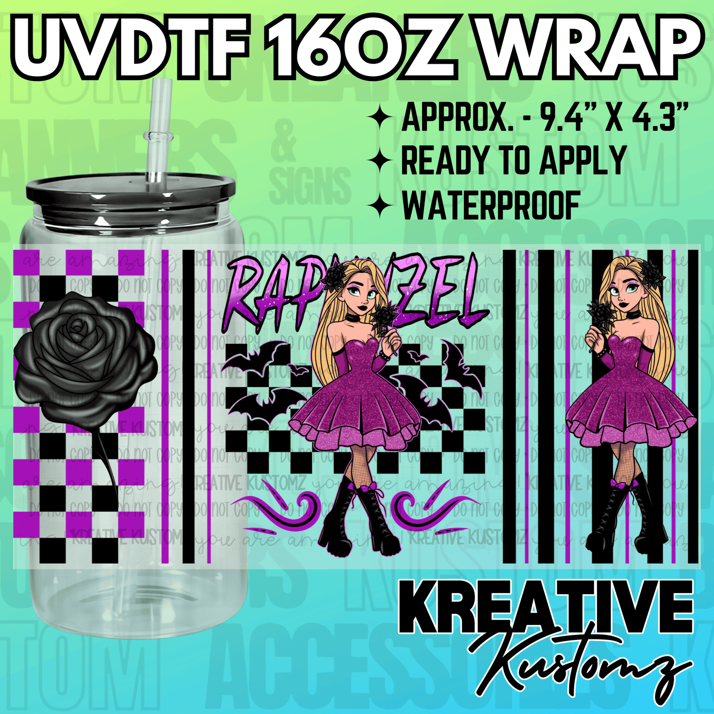 KK-2311 | UVDTF | 16oz Glass Can Libbey Wrap