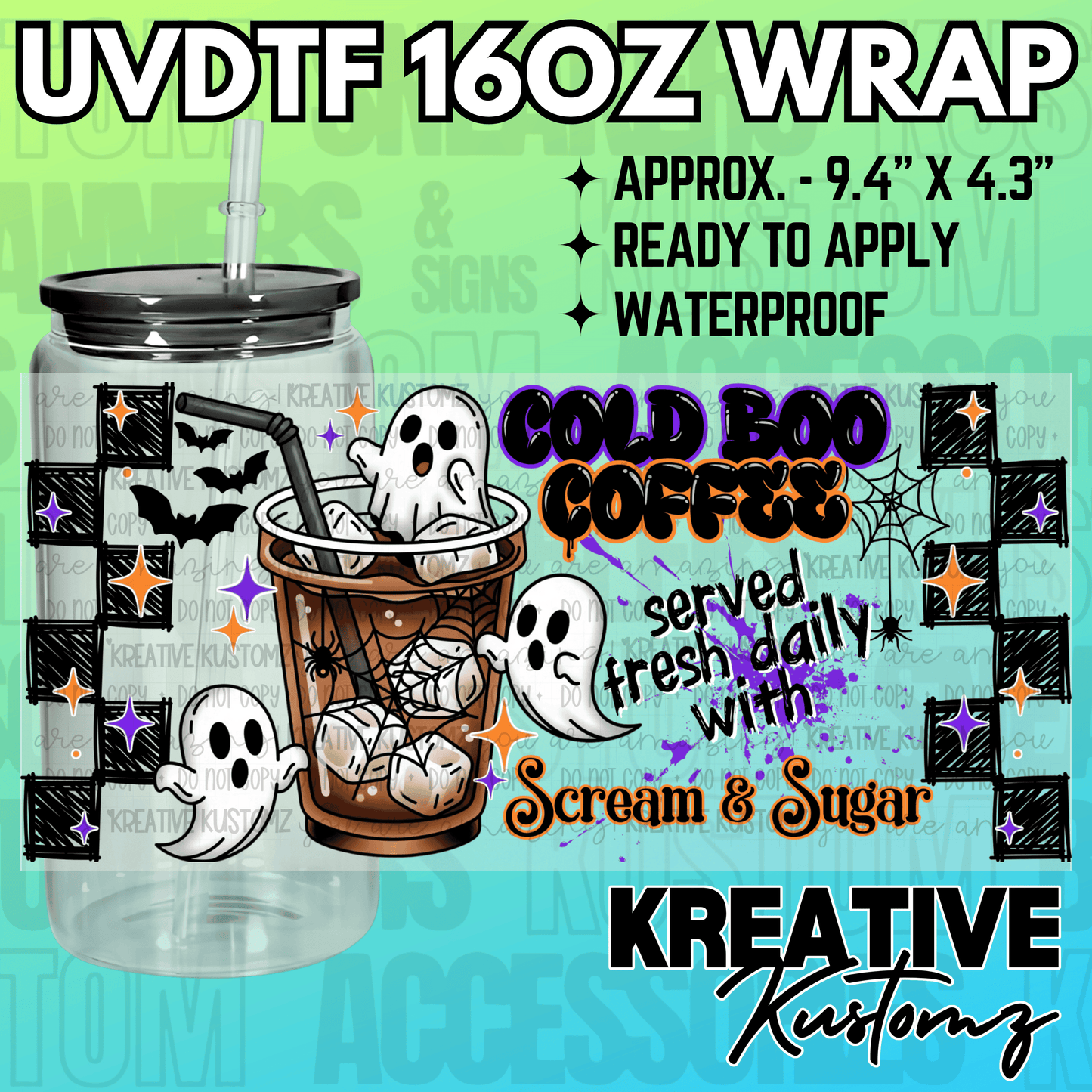 KK-2317 | UVDTF | 16oz Glass Can Libbey Wrap