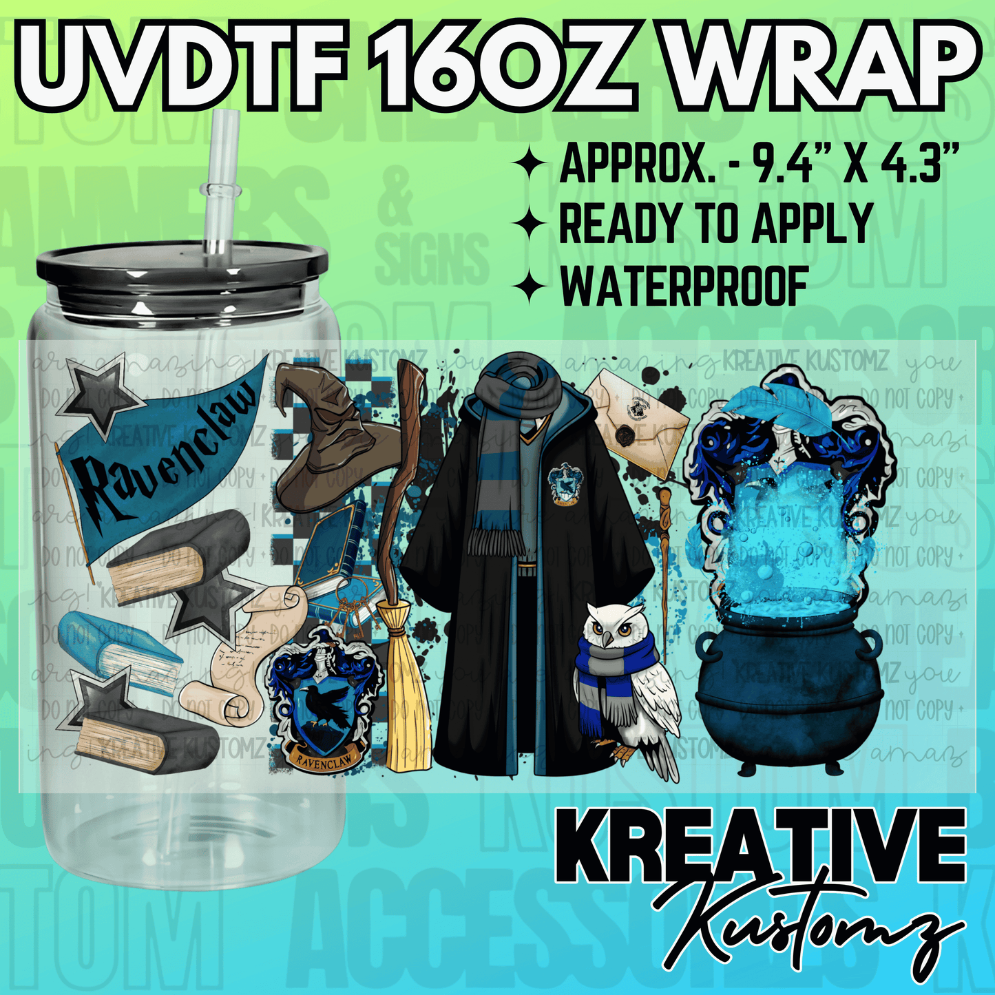 KK-2347 | UVDTF | 16oz Glass Can Libbey Wrap