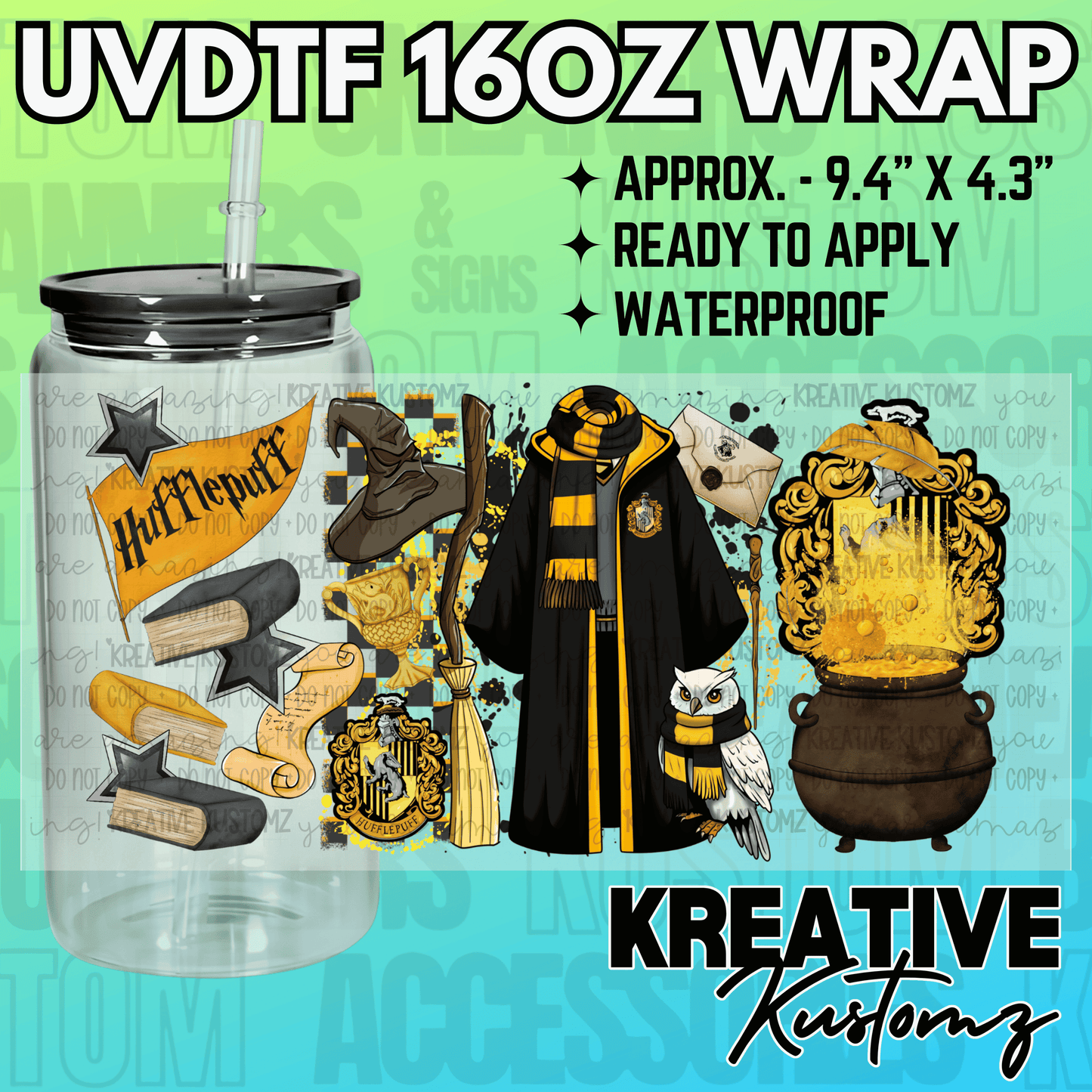 KK-2350 | UVDTF | 16oz Glass Can Libbey Wrap