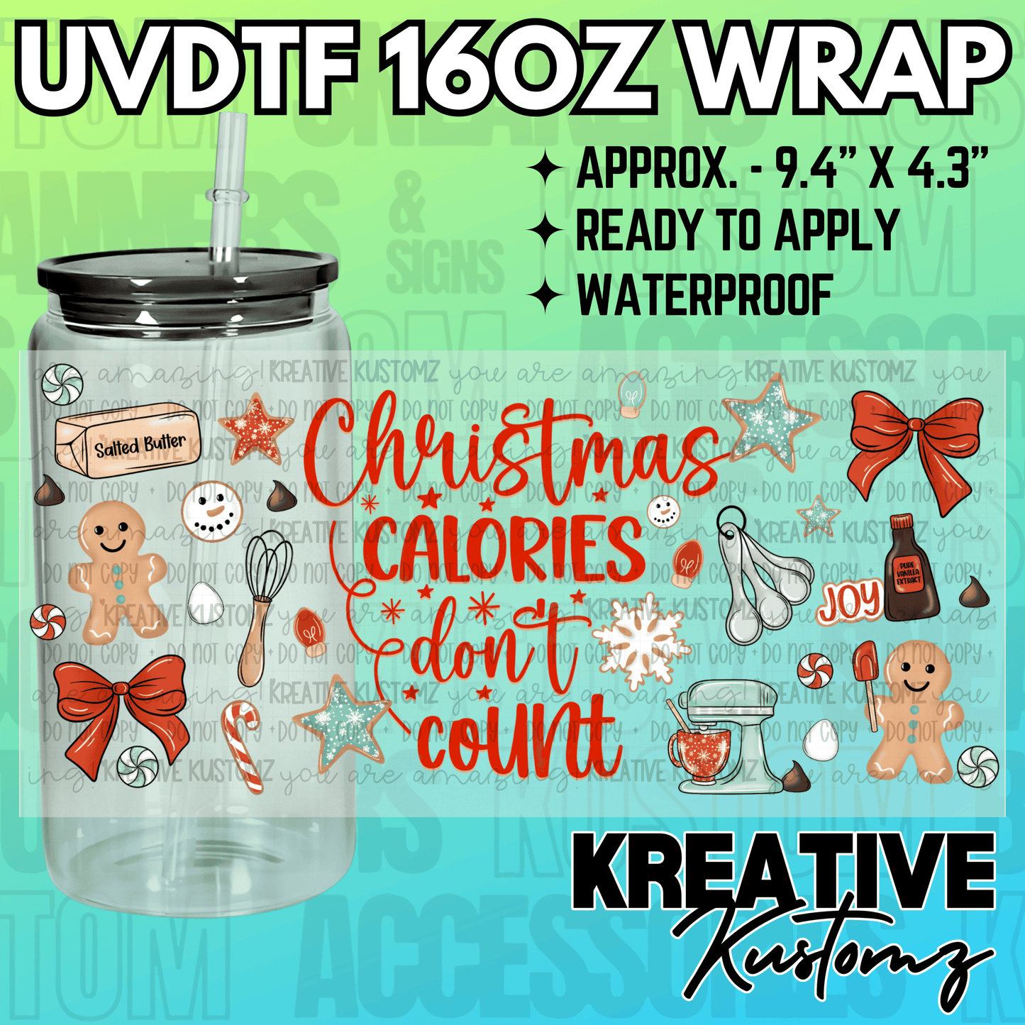 KK-2360 | UVDTF | 16oz Glass Can Libbey Wrap