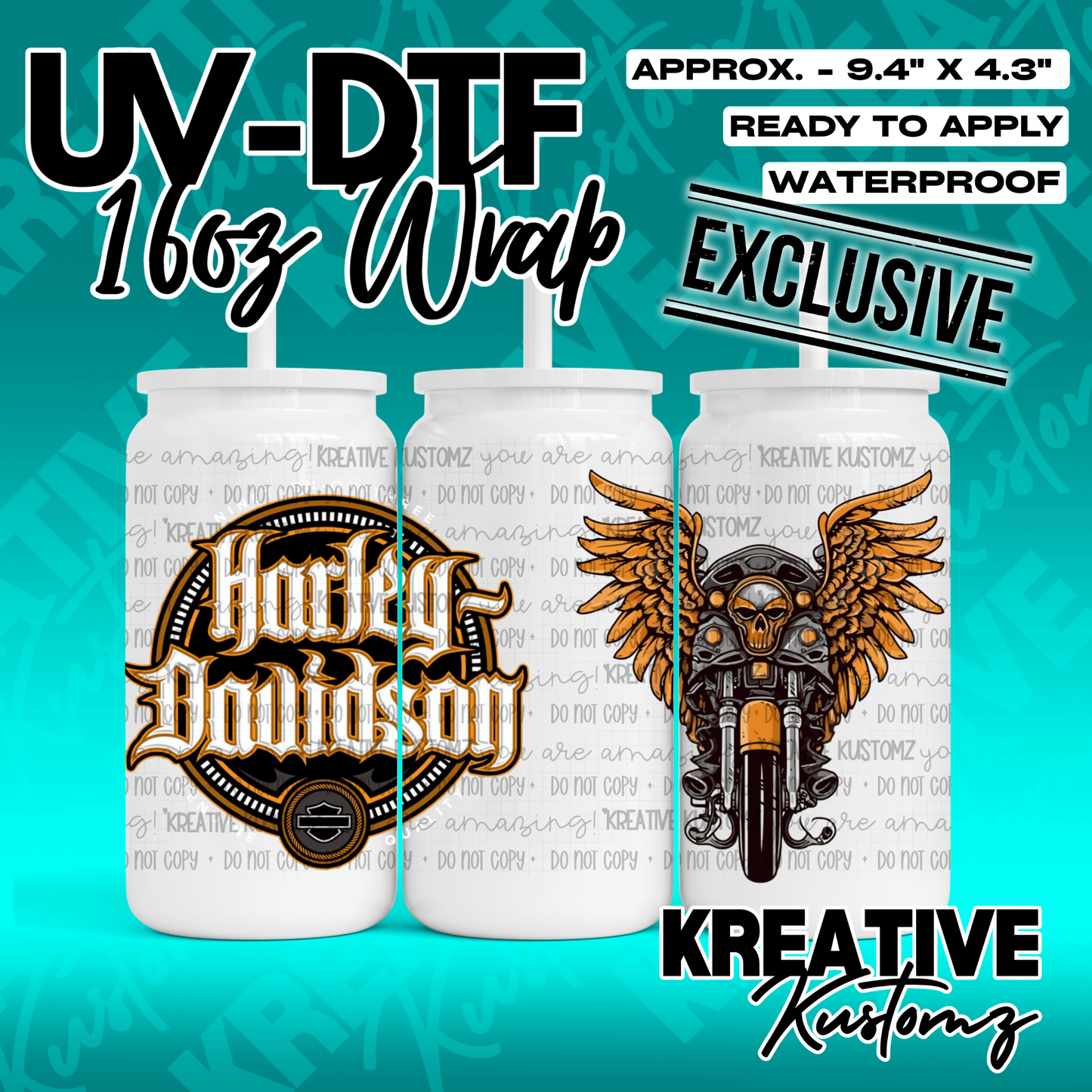X-3377 | UVDTF | 16oz Glass Can Libbey Wrap